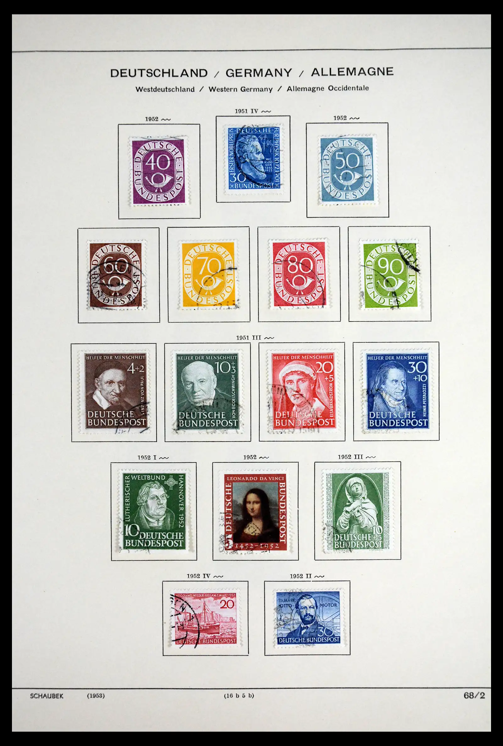 41807 0018 - Stamp collection 41807 German Zones 1945-1960.