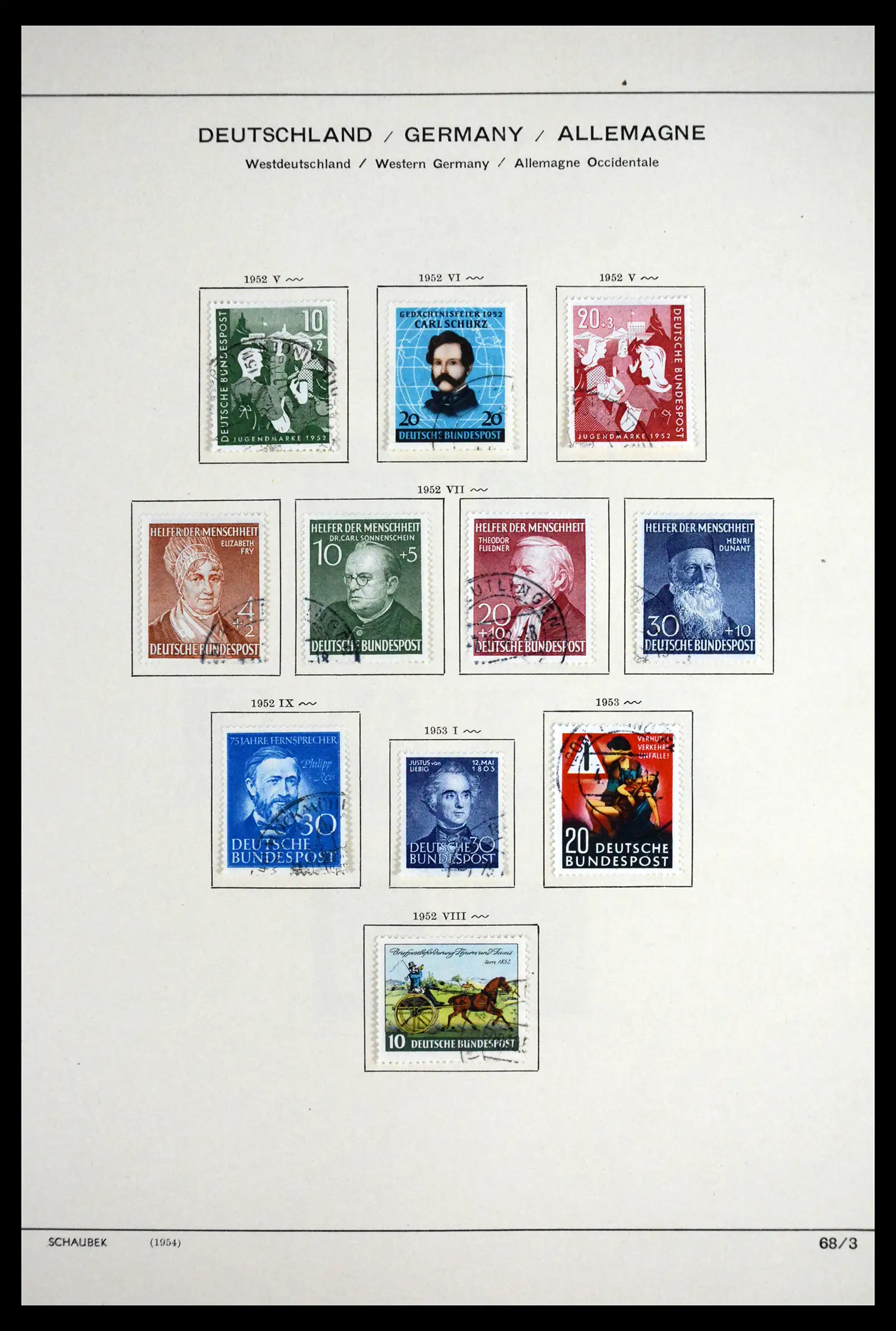 41807 0019 - Stamp collection 41807 German Zones 1945-1960.