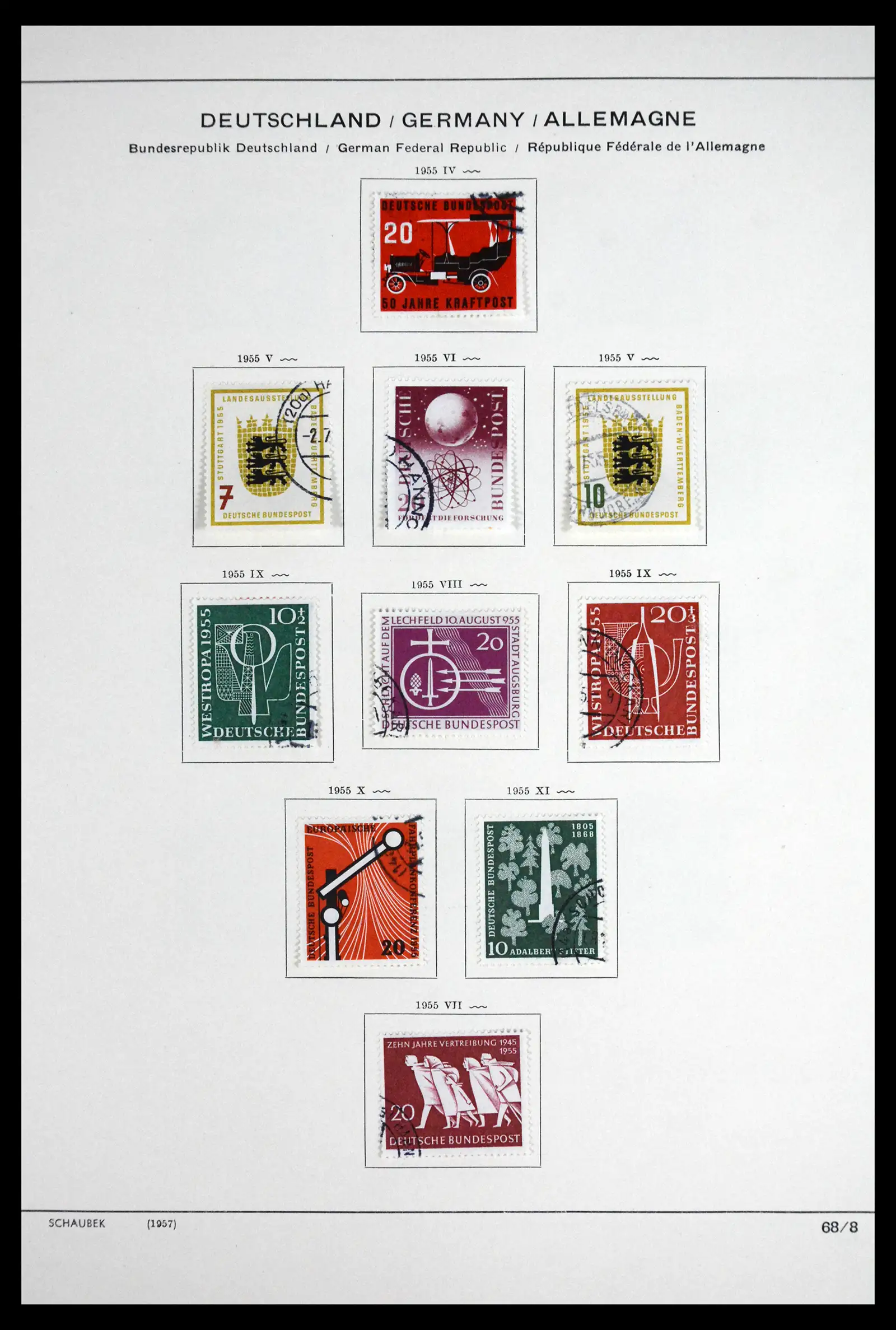 41807 0024 - Postzegelverzameling 41807 Duitse Zones 1945-1960.