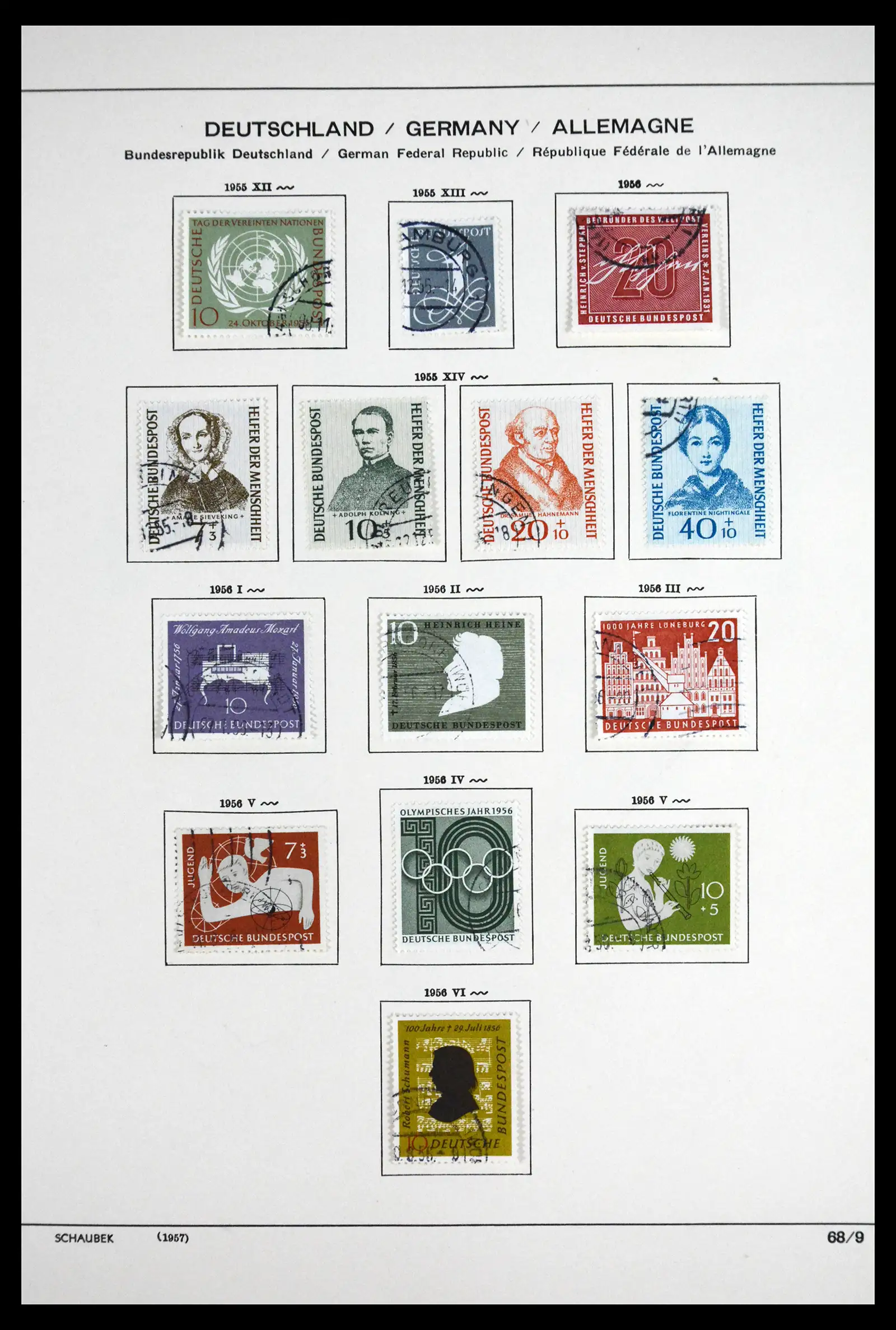 41807 0025 - Postzegelverzameling 41807 Duitse Zones 1945-1960.