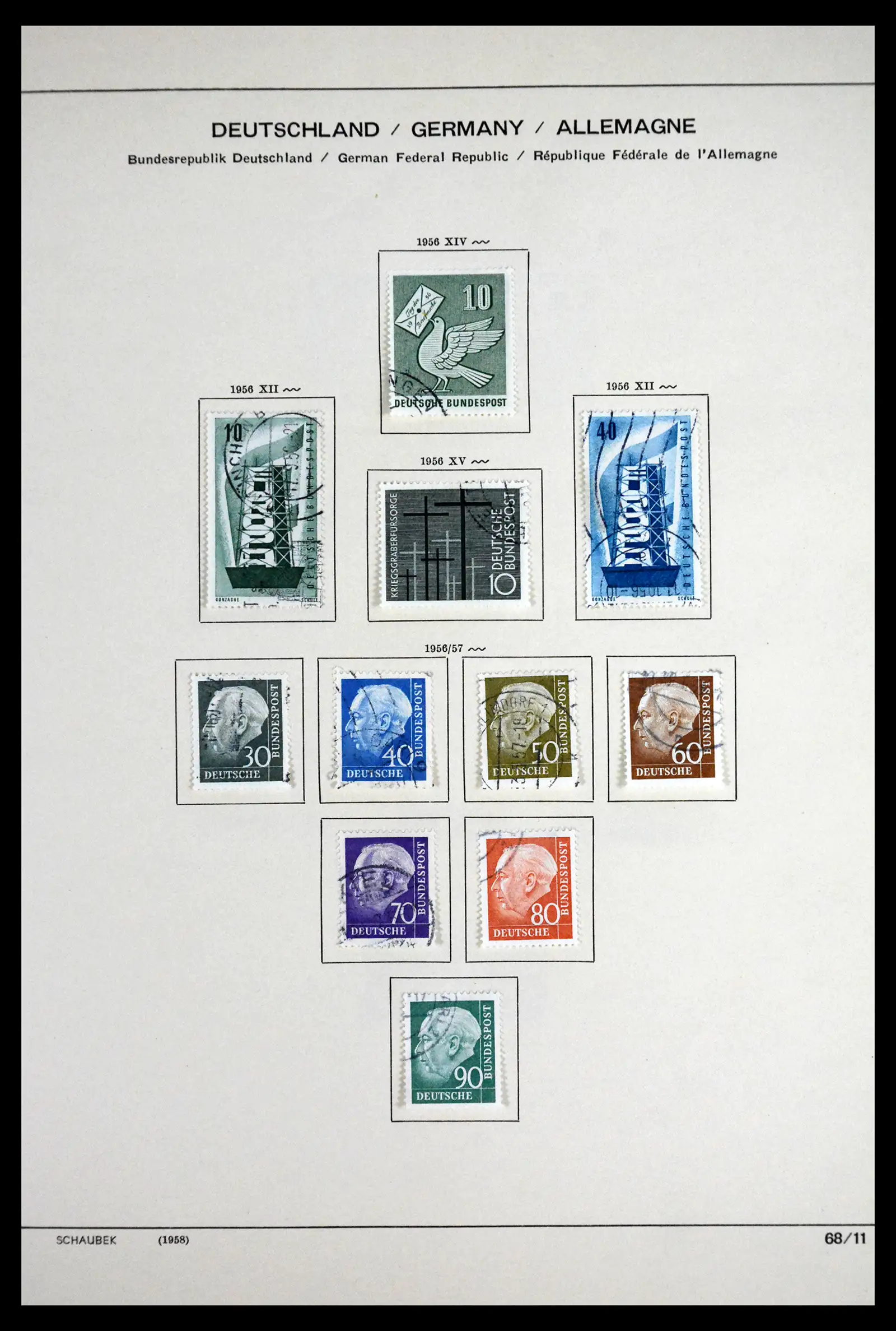 41807 0027 - Postzegelverzameling 41807 Duitse Zones 1945-1960.