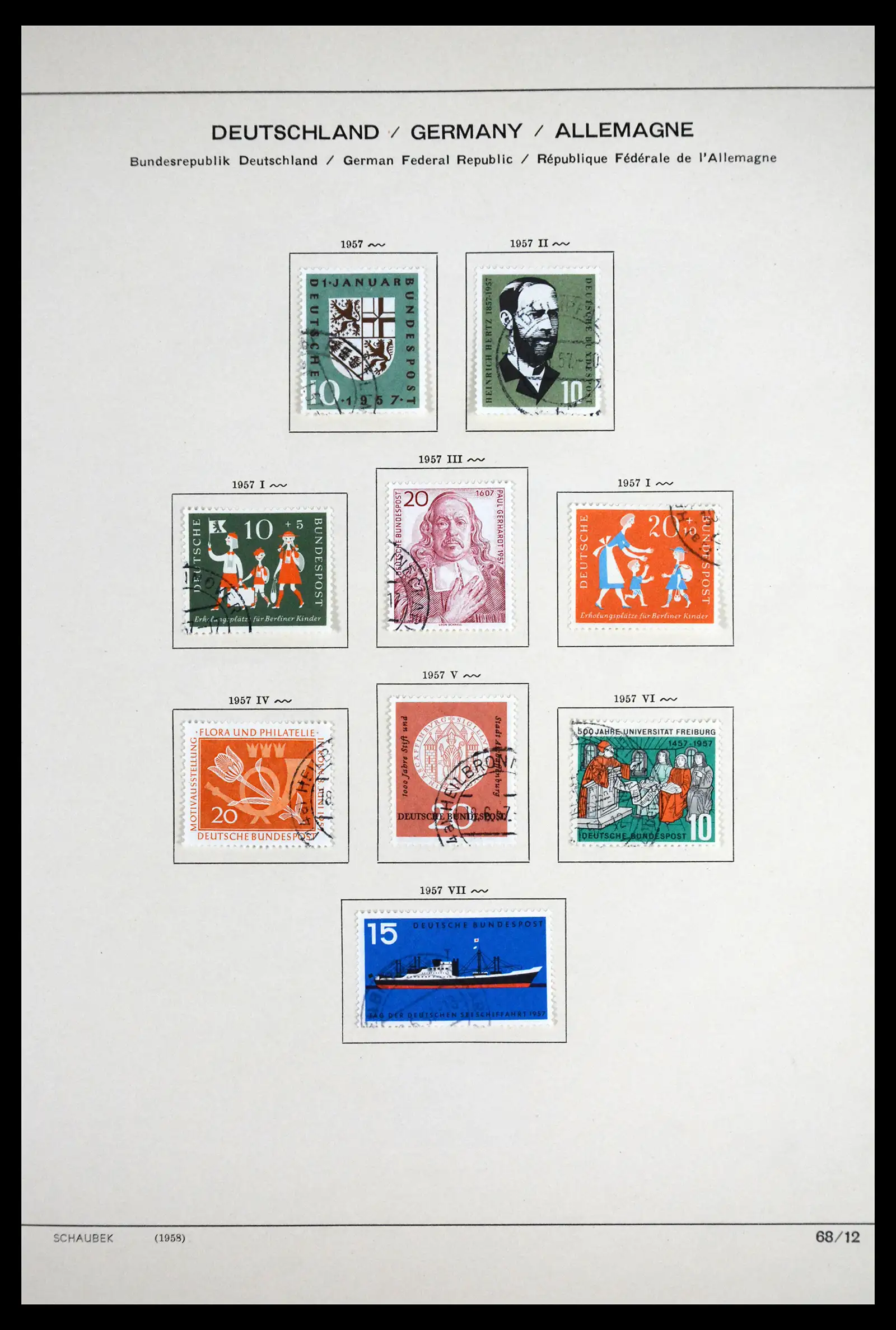41807 0028 - Postzegelverzameling 41807 Duitse Zones 1945-1960.