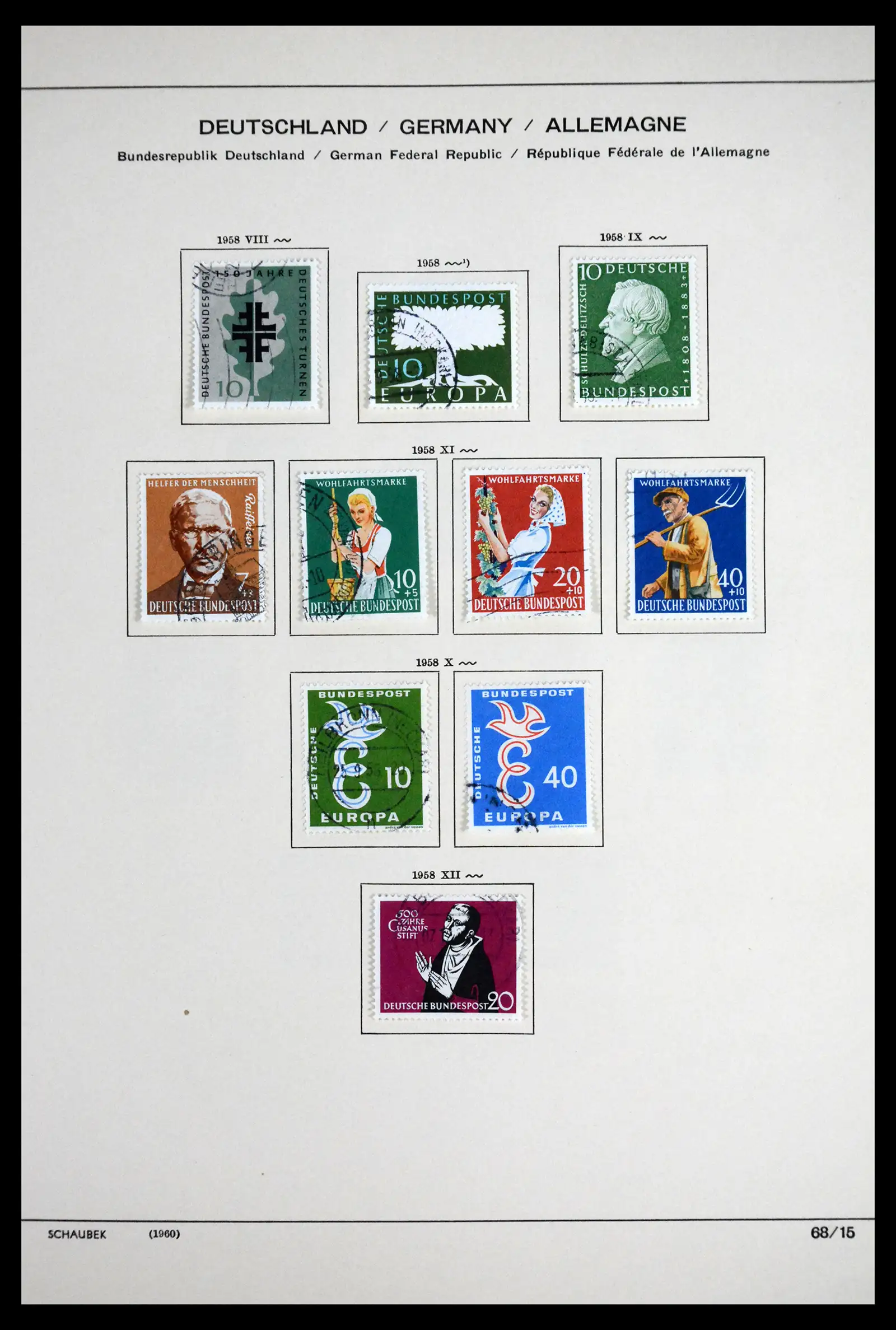 41807 0031 - Postzegelverzameling 41807 Duitse Zones 1945-1960.