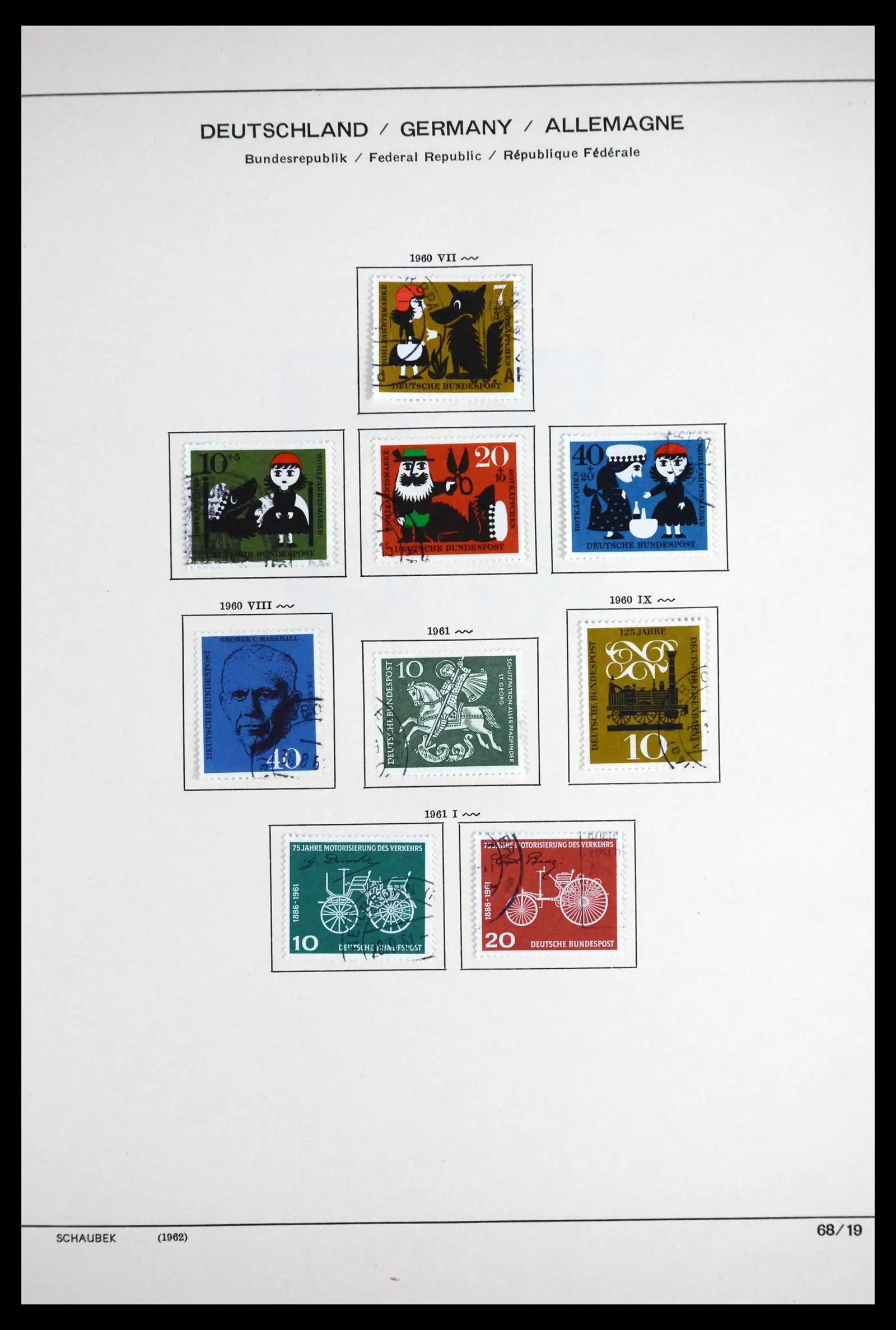 41807 0035 - Postzegelverzameling 41807 Duitse Zones 1945-1960.