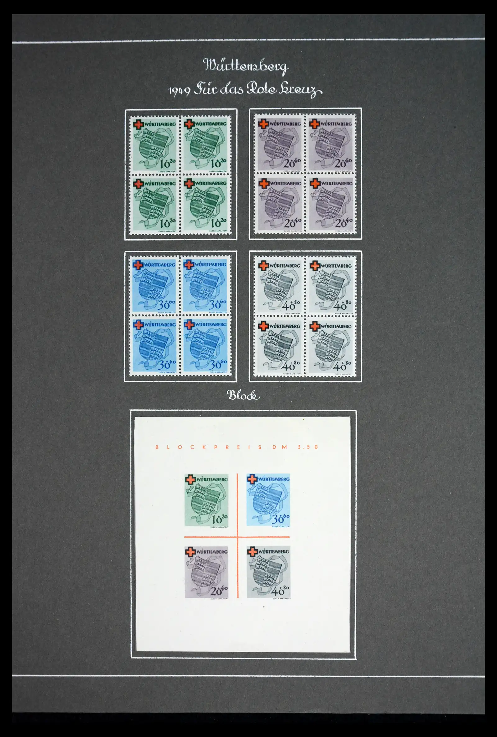 41808 0006 - Stamp collection 41808 Germany French Zone 1945-1948.