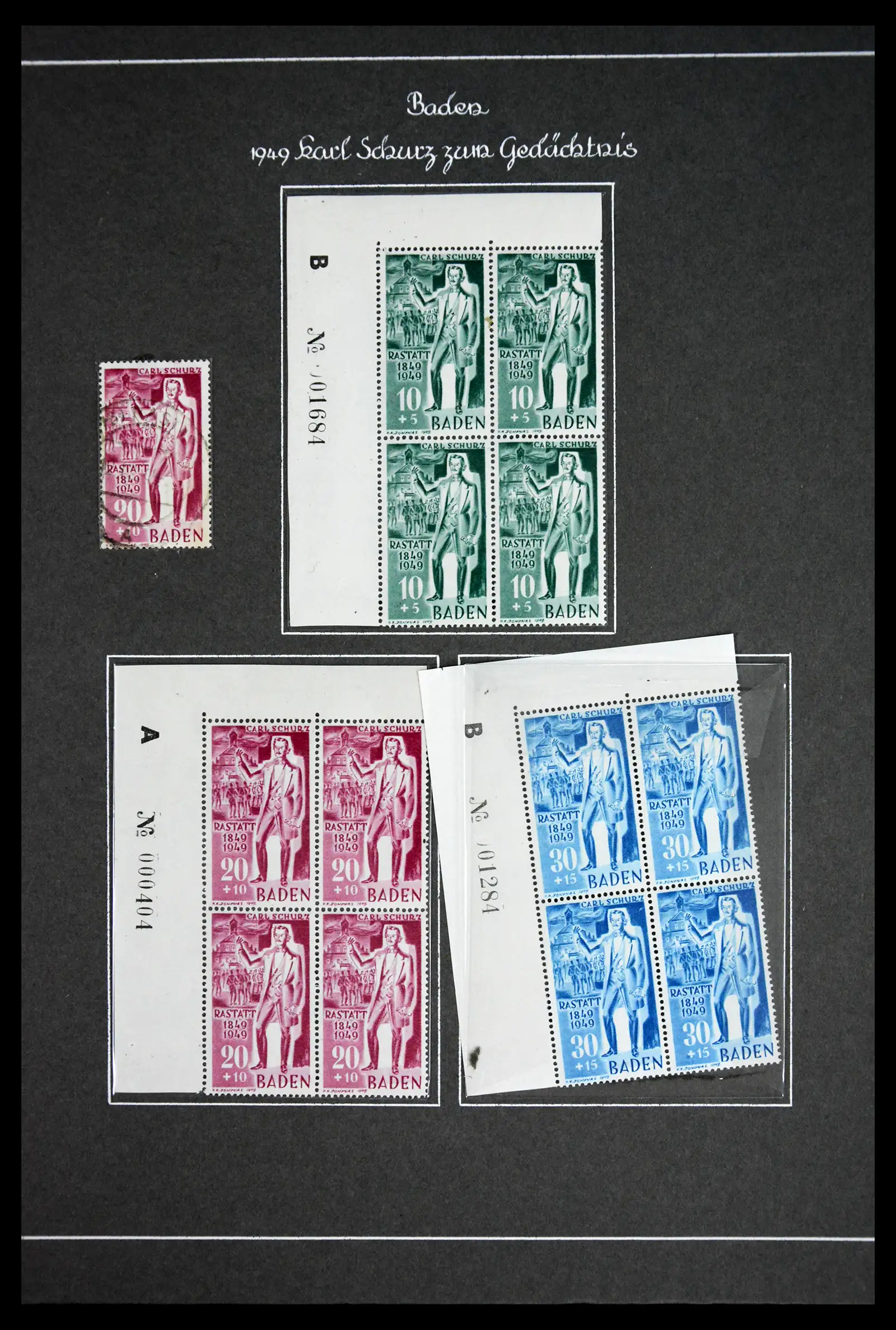 41808 0015 - Stamp collection 41808 Germany French Zone 1945-1948.