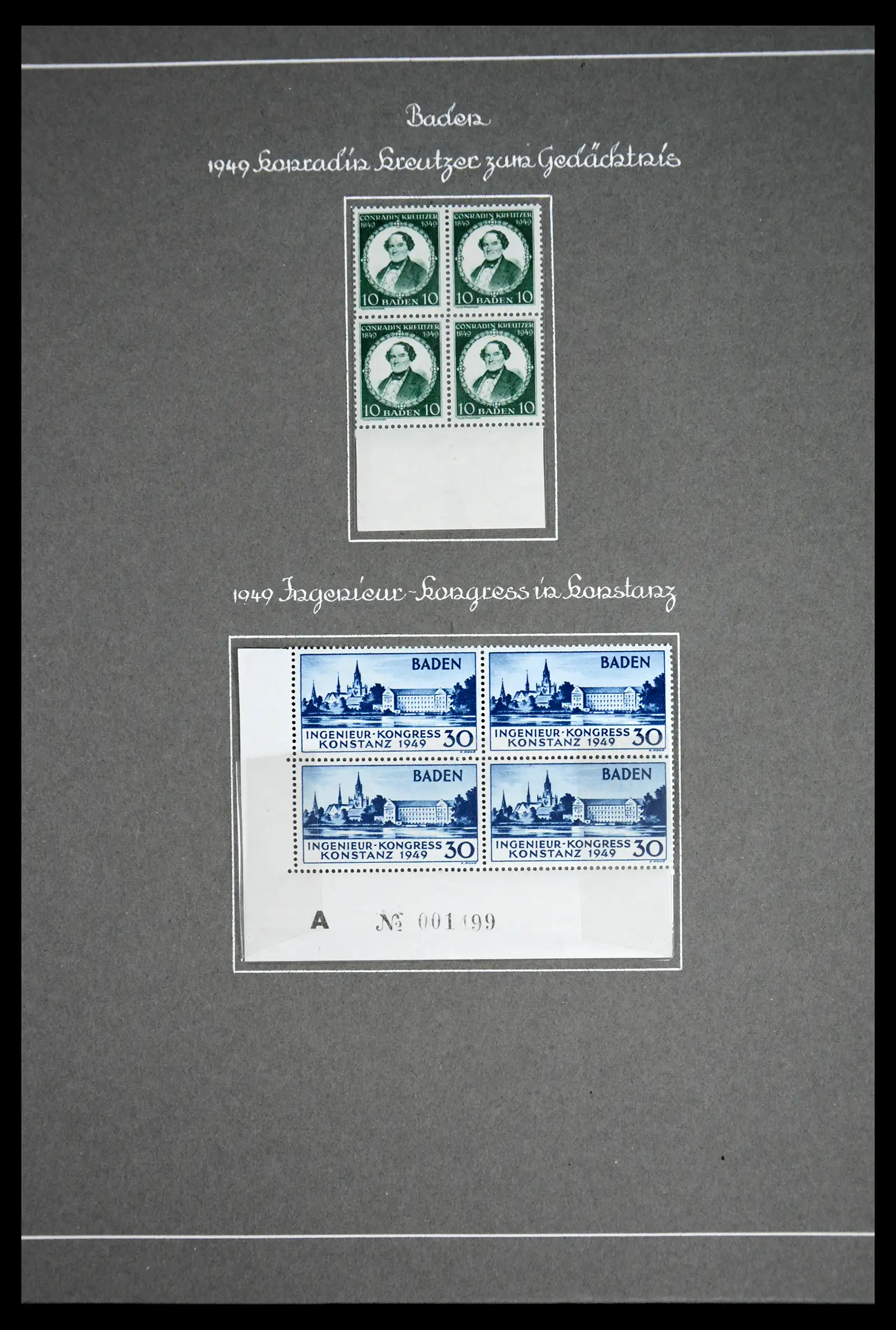41808 0016 - Stamp collection 41808 Germany French Zone 1945-1948.