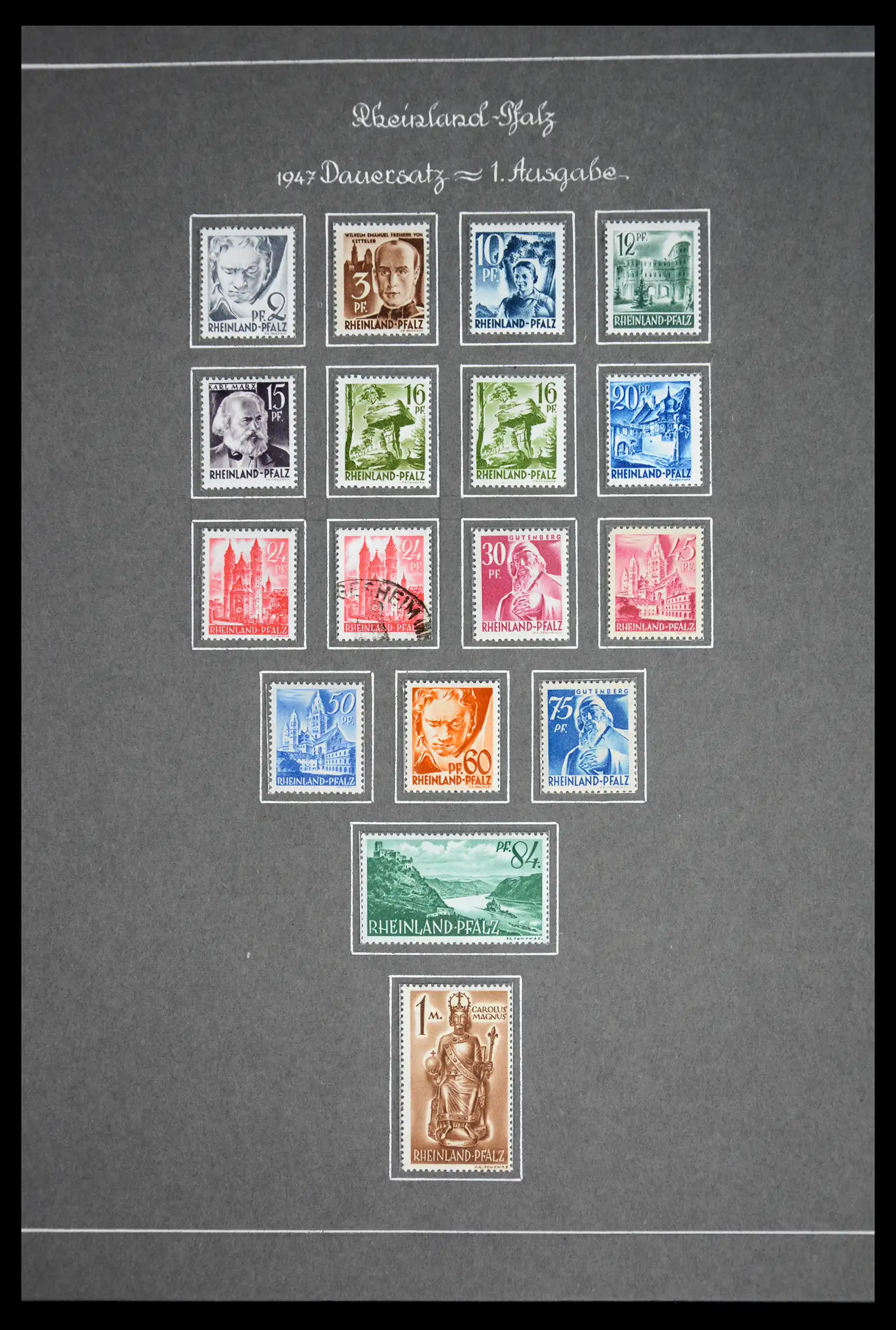 41808 0020 - Stamp collection 41808 Germany French Zone 1945-1948.