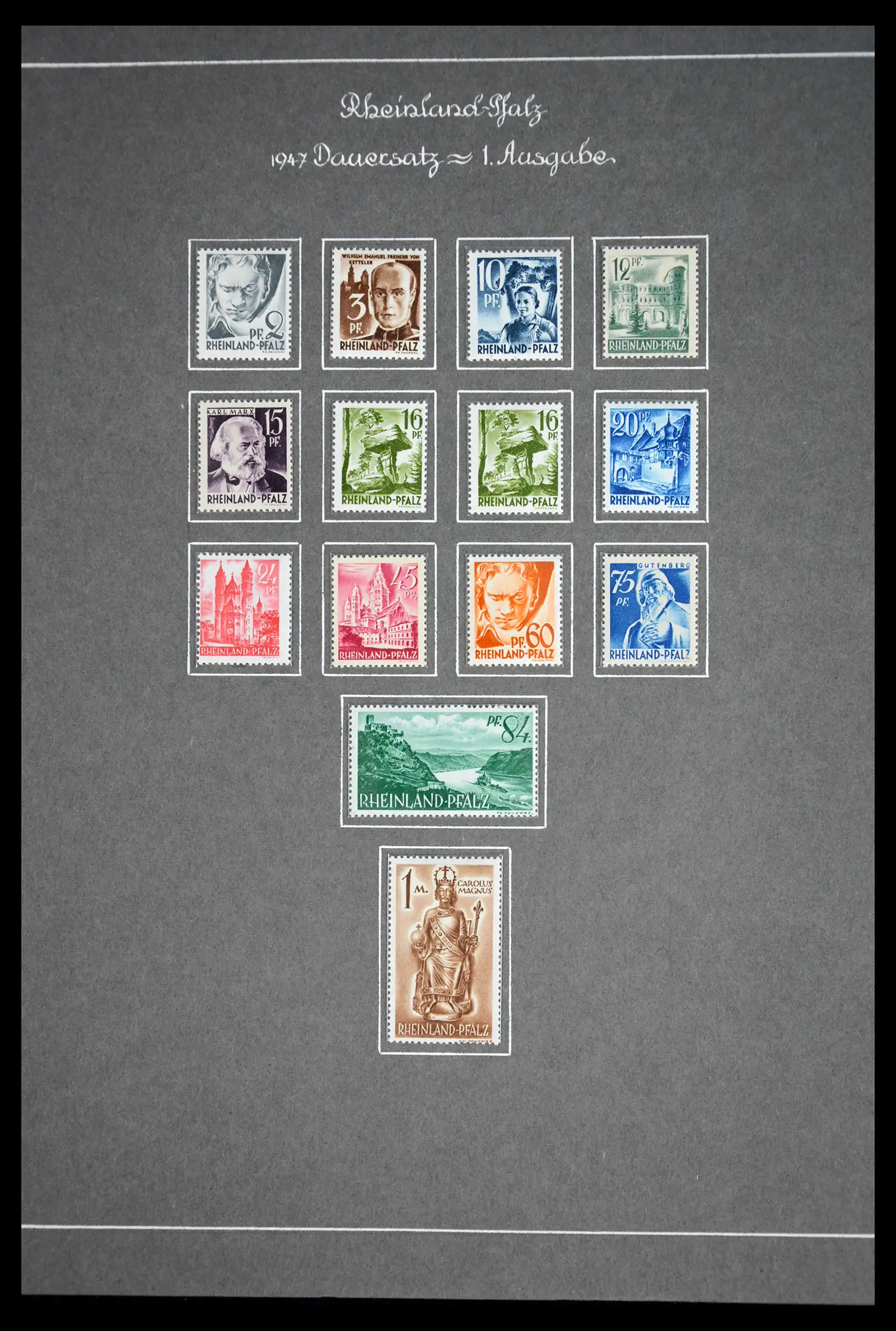 41808 0021 - Stamp collection 41808 Germany French Zone 1945-1948.