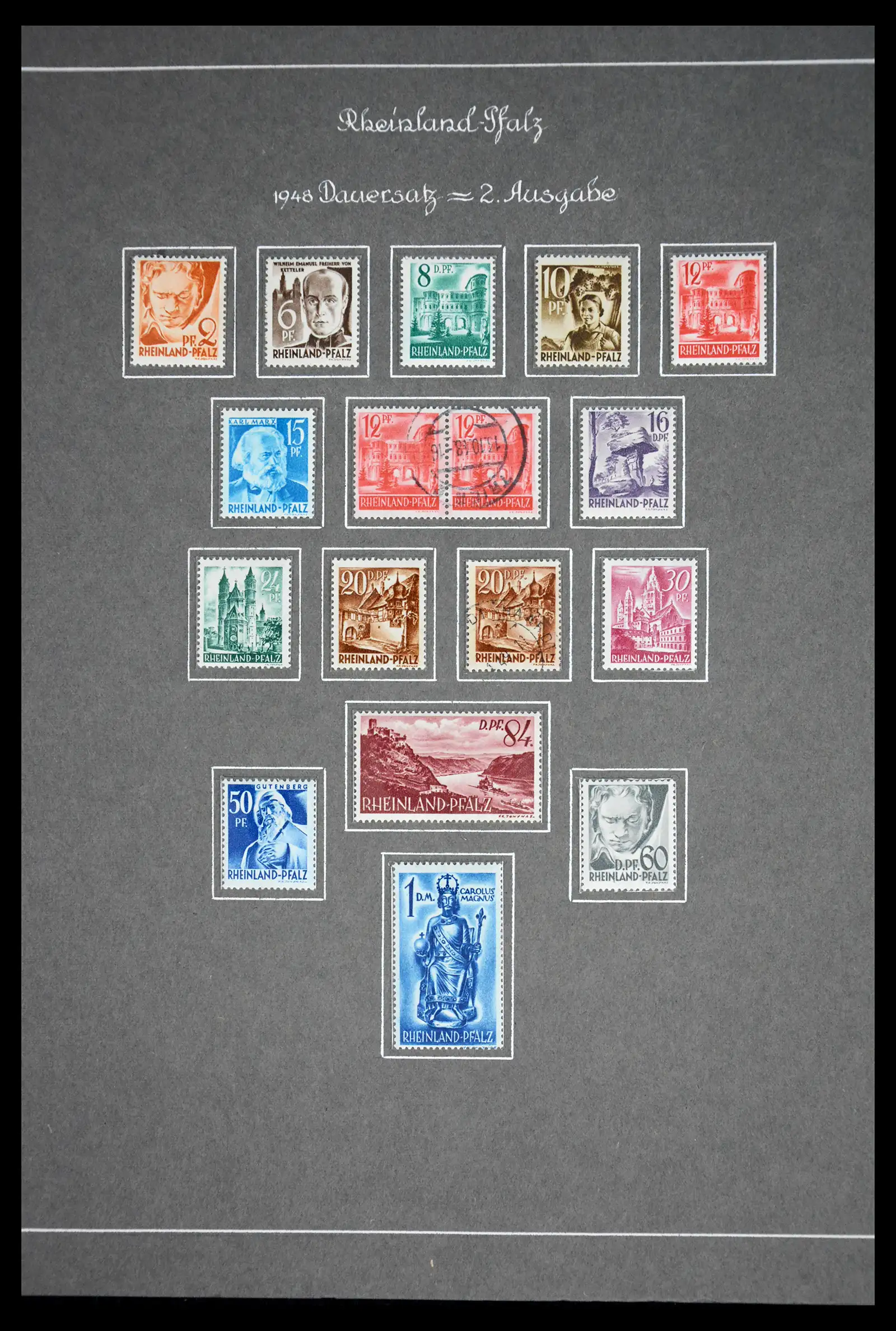 41808 0022 - Stamp collection 41808 Germany French Zone 1945-1948.