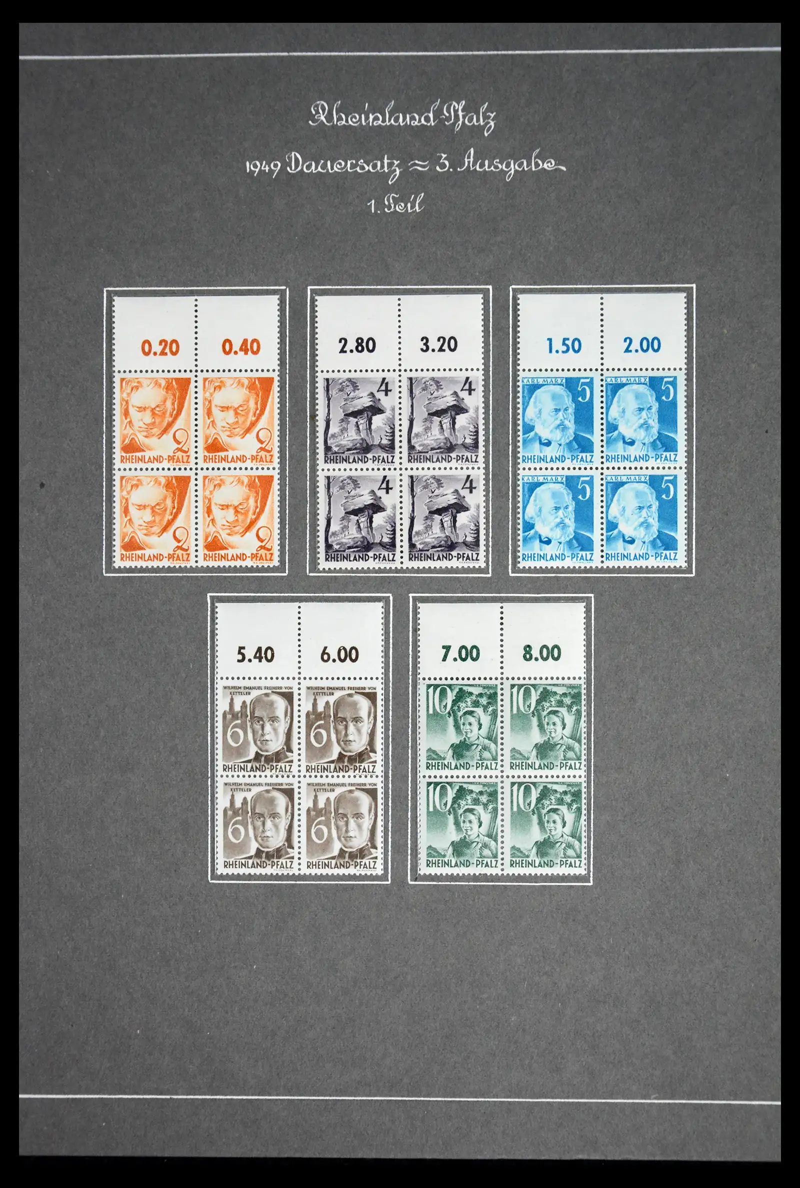 41808 0023 - Stamp collection 41808 Germany French Zone 1945-1948.