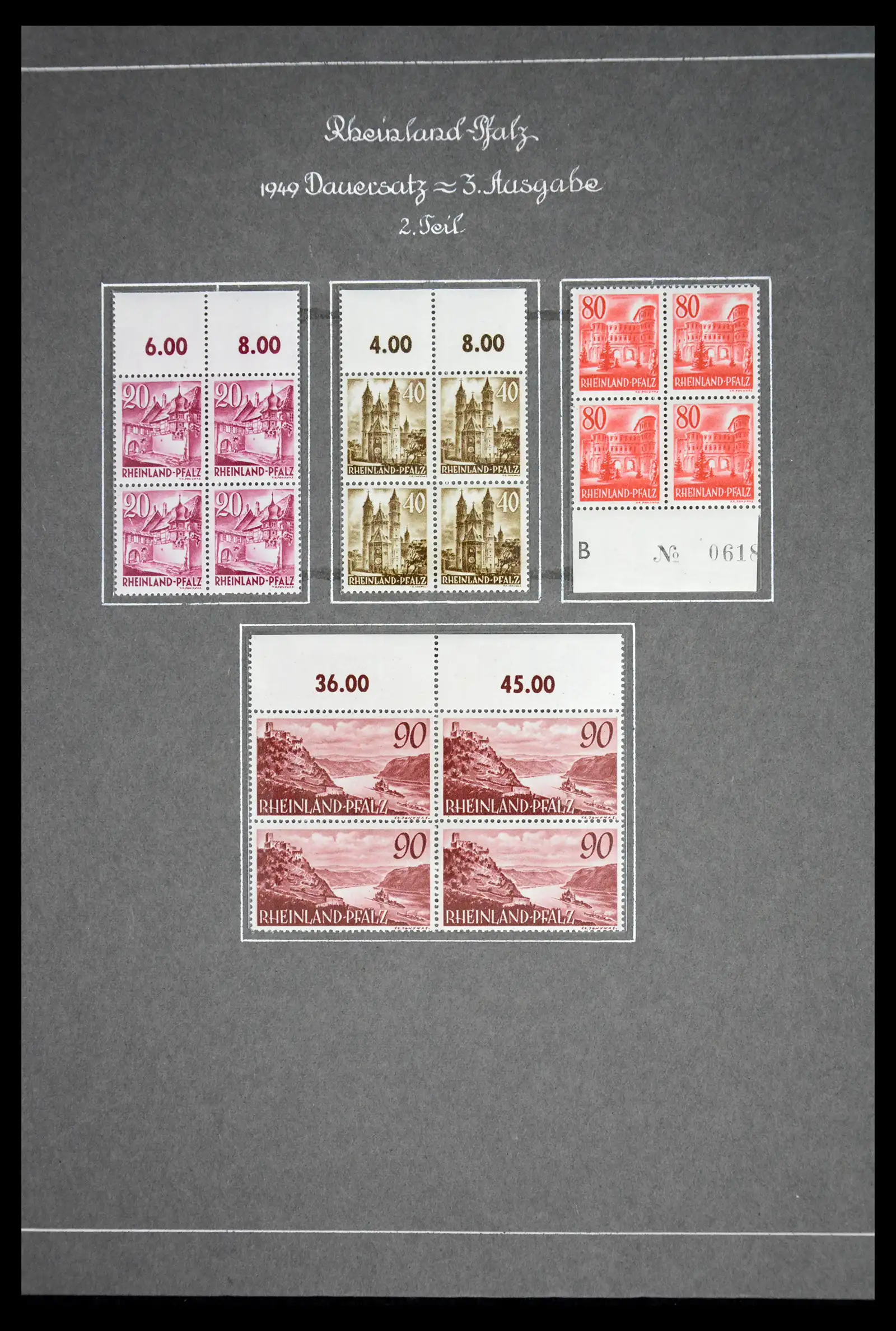 41808 0024 - Stamp collection 41808 Germany French Zone 1945-1948.