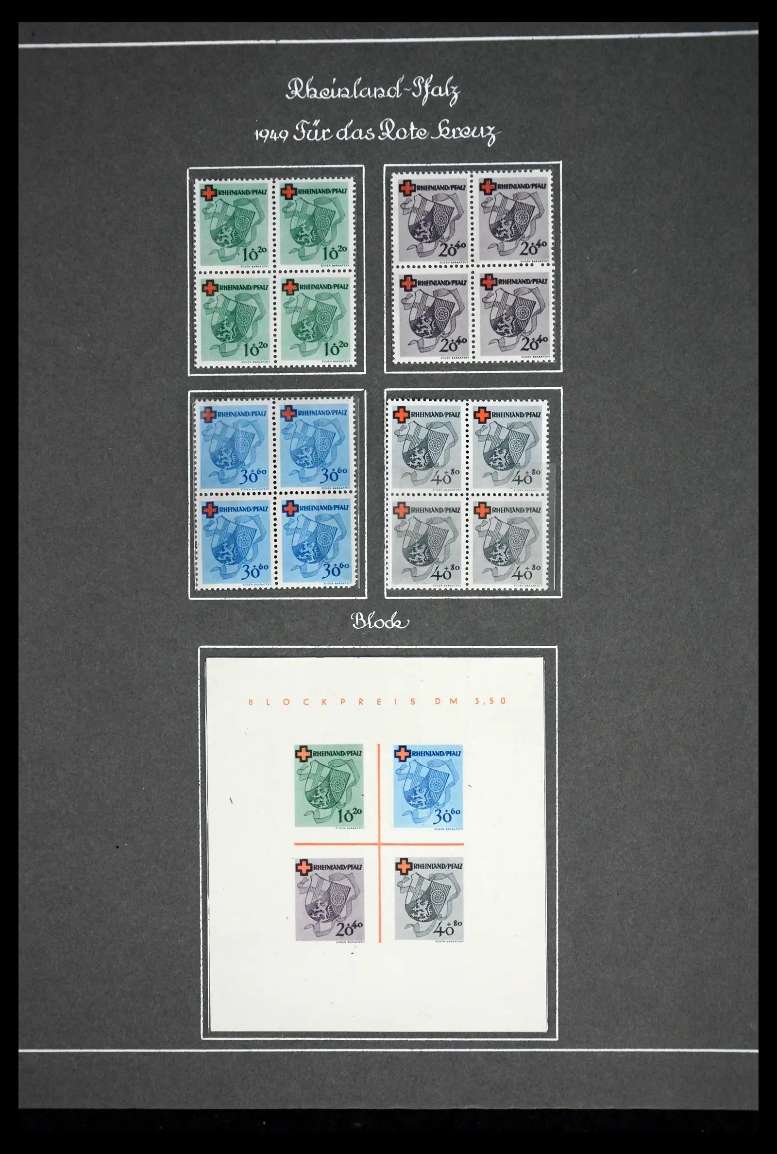 41808 0026 - Stamp collection 41808 Germany French Zone 1945-1948.