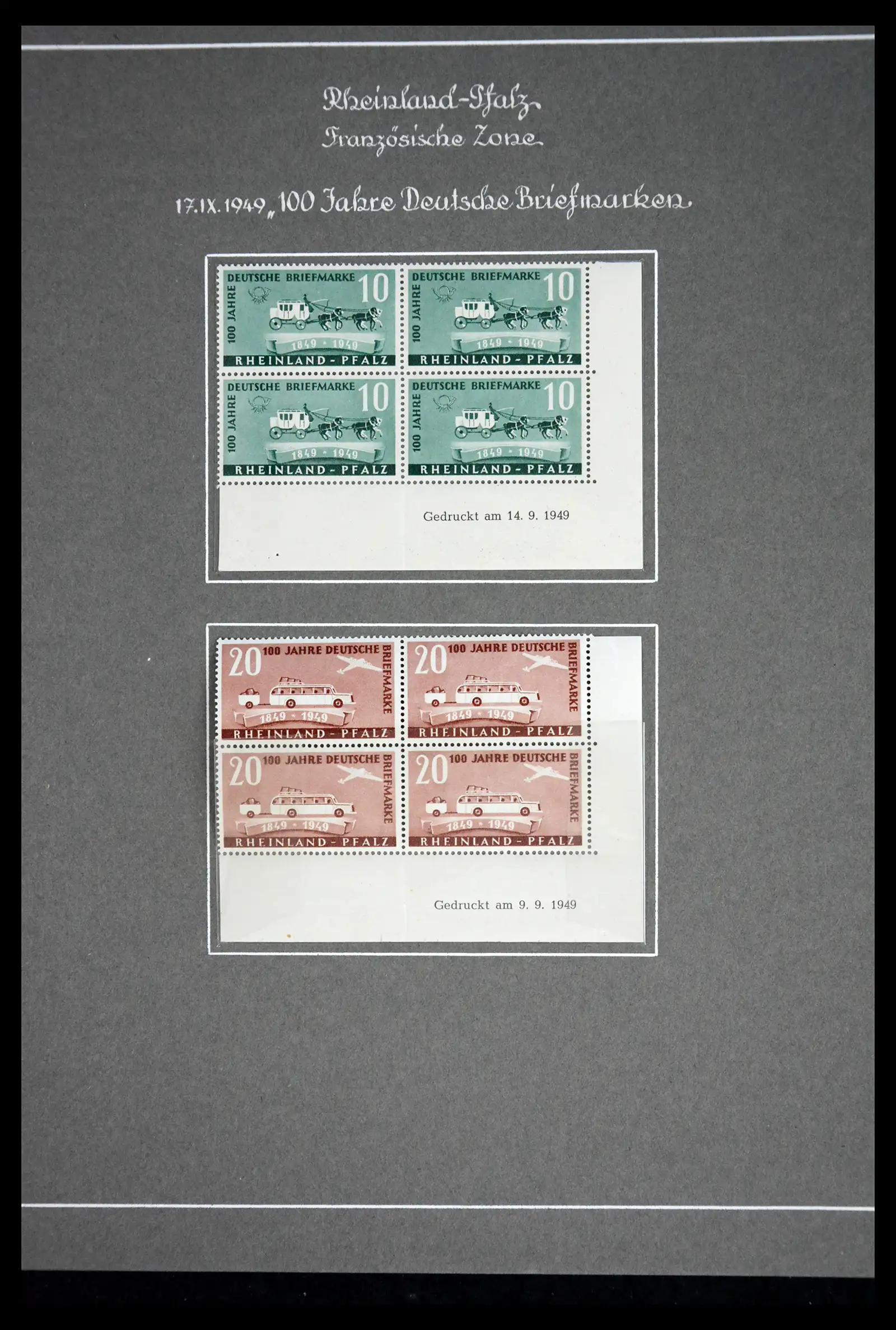 41808 0027 - Stamp collection 41808 Germany French Zone 1945-1948.