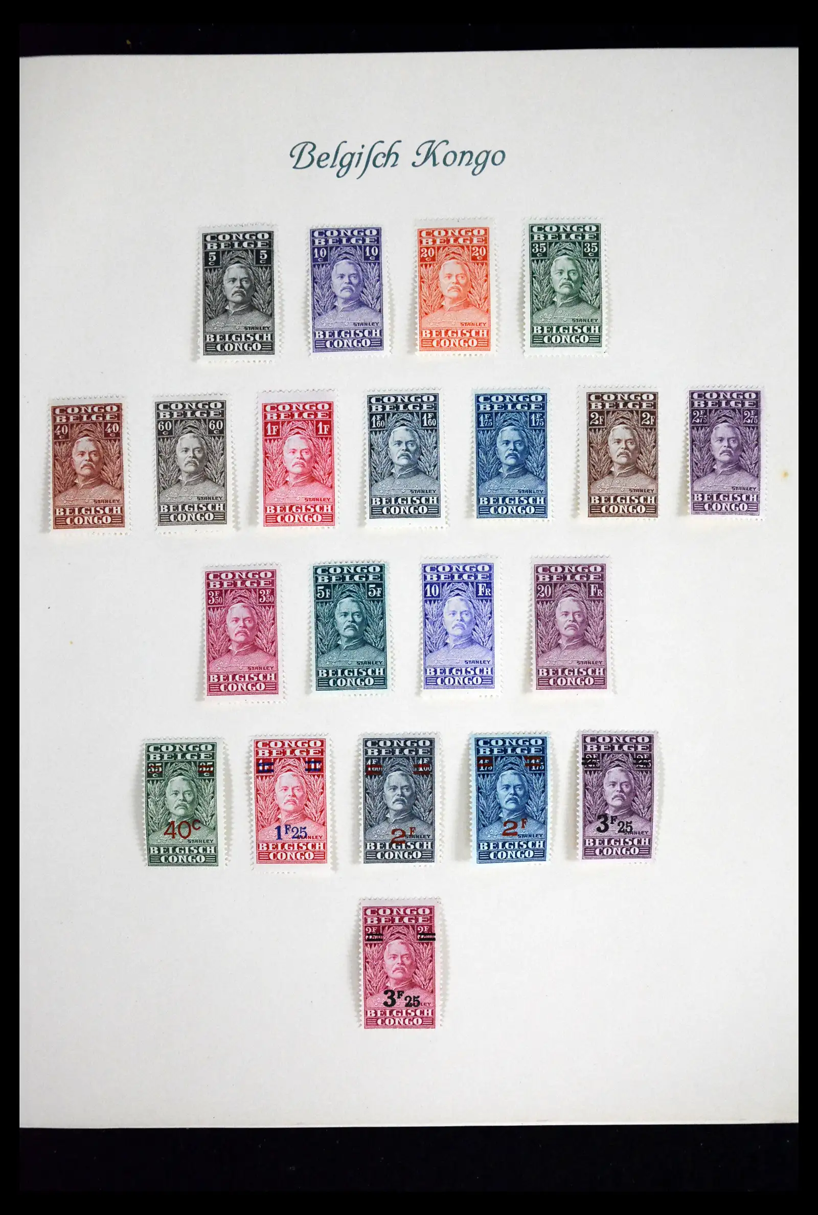 41811 0009 - Stamp collection 41811 Belgian Congo 1886-1939.