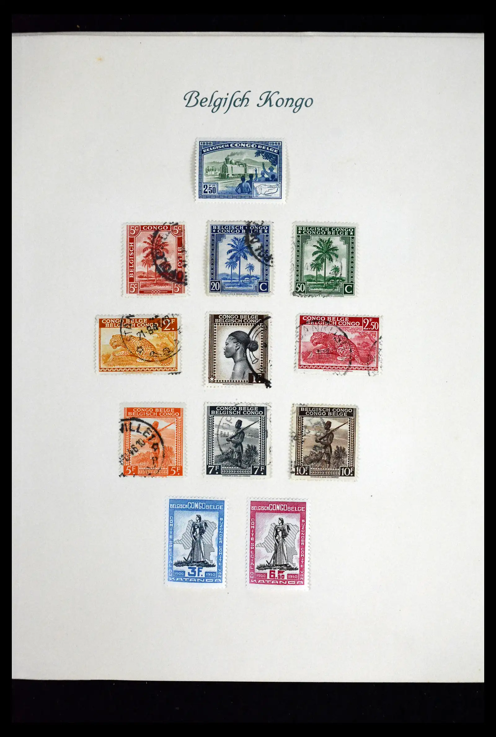 41811 0016 - Stamp collection 41811 Belgian Congo 1886-1939.