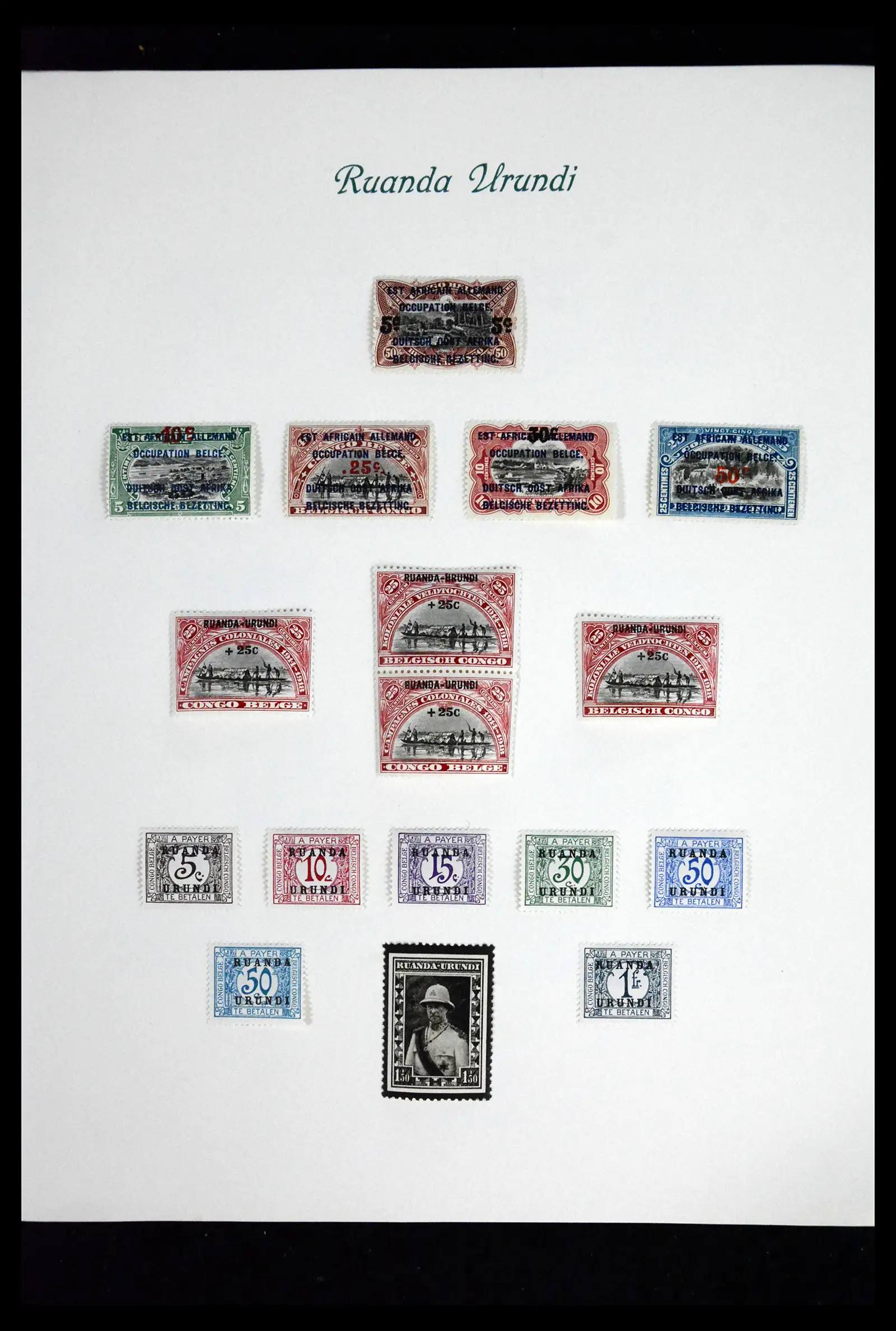41811 0019 - Stamp collection 41811 Belgian Congo 1886-1939.