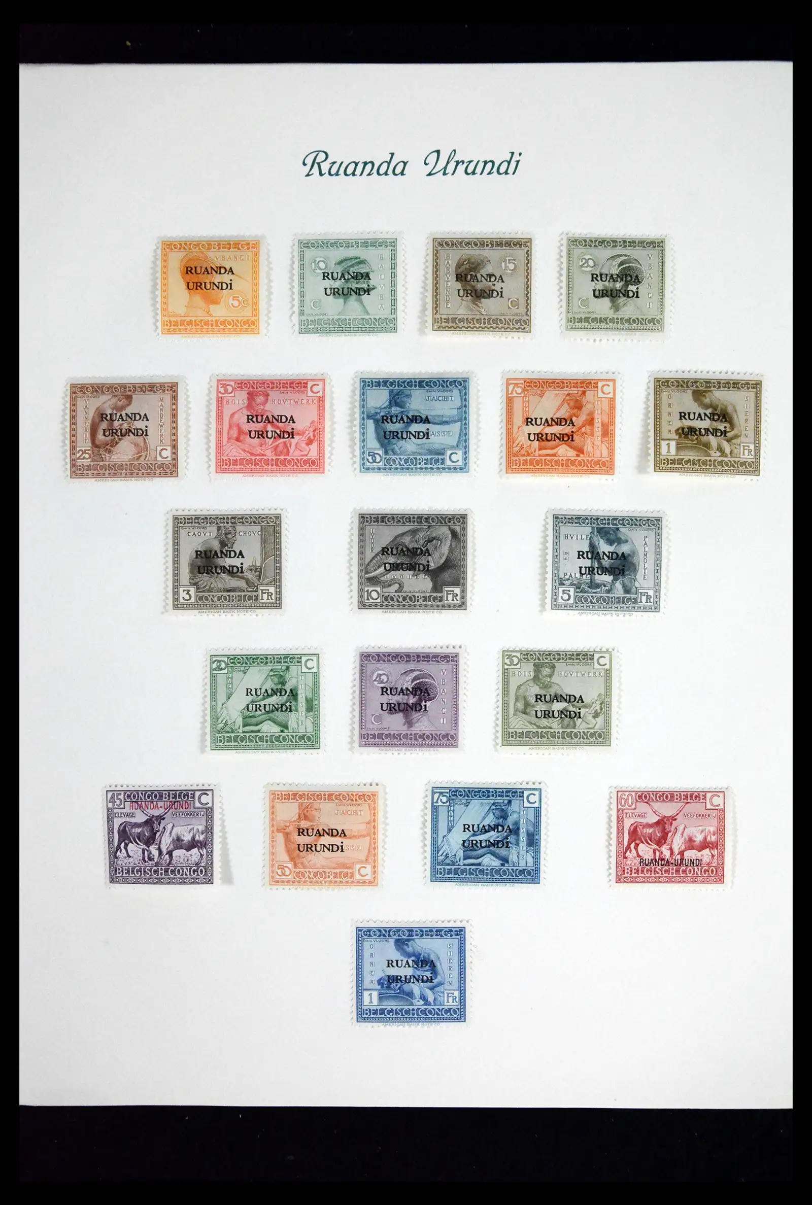 41811 0020 - Stamp collection 41811 Belgian Congo 1886-1939.