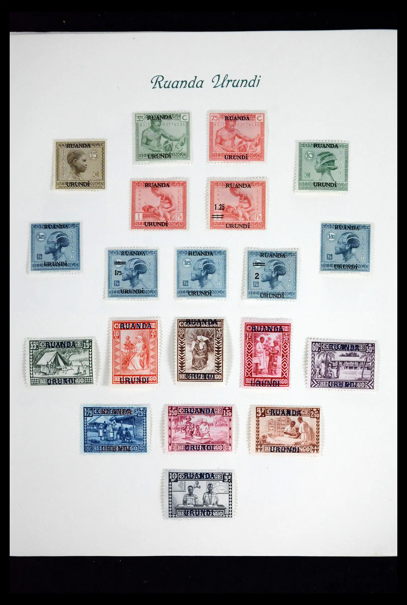 41811 0021 - Stamp collection 41811 Belgian Congo 1886-1939.