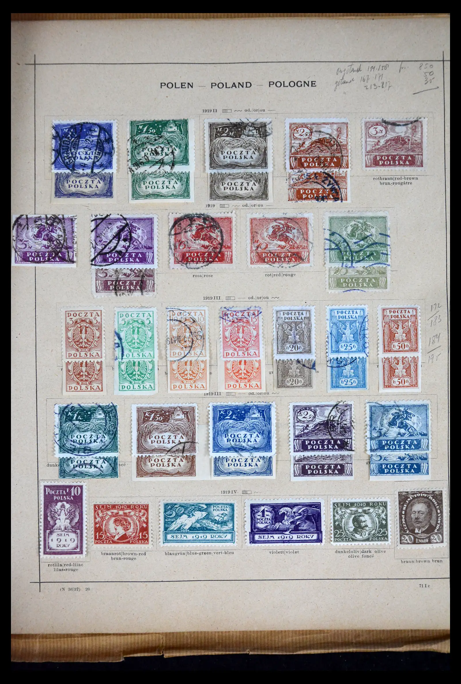 41814 0027 - Postzegelverzameling 41814 Oost-Europa 1867-1934.