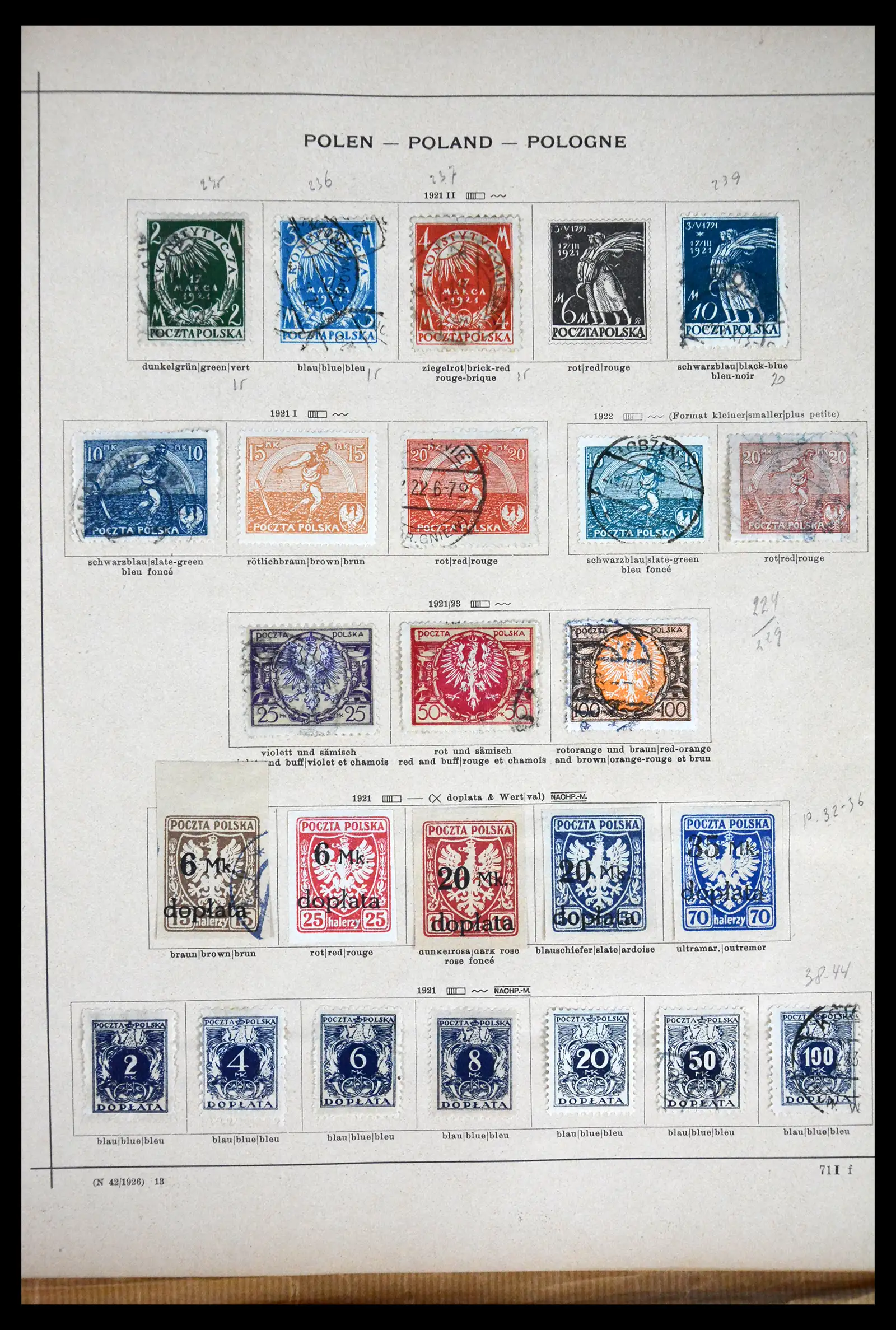 41814 0030 - Postzegelverzameling 41814 Oost-Europa 1867-1934.