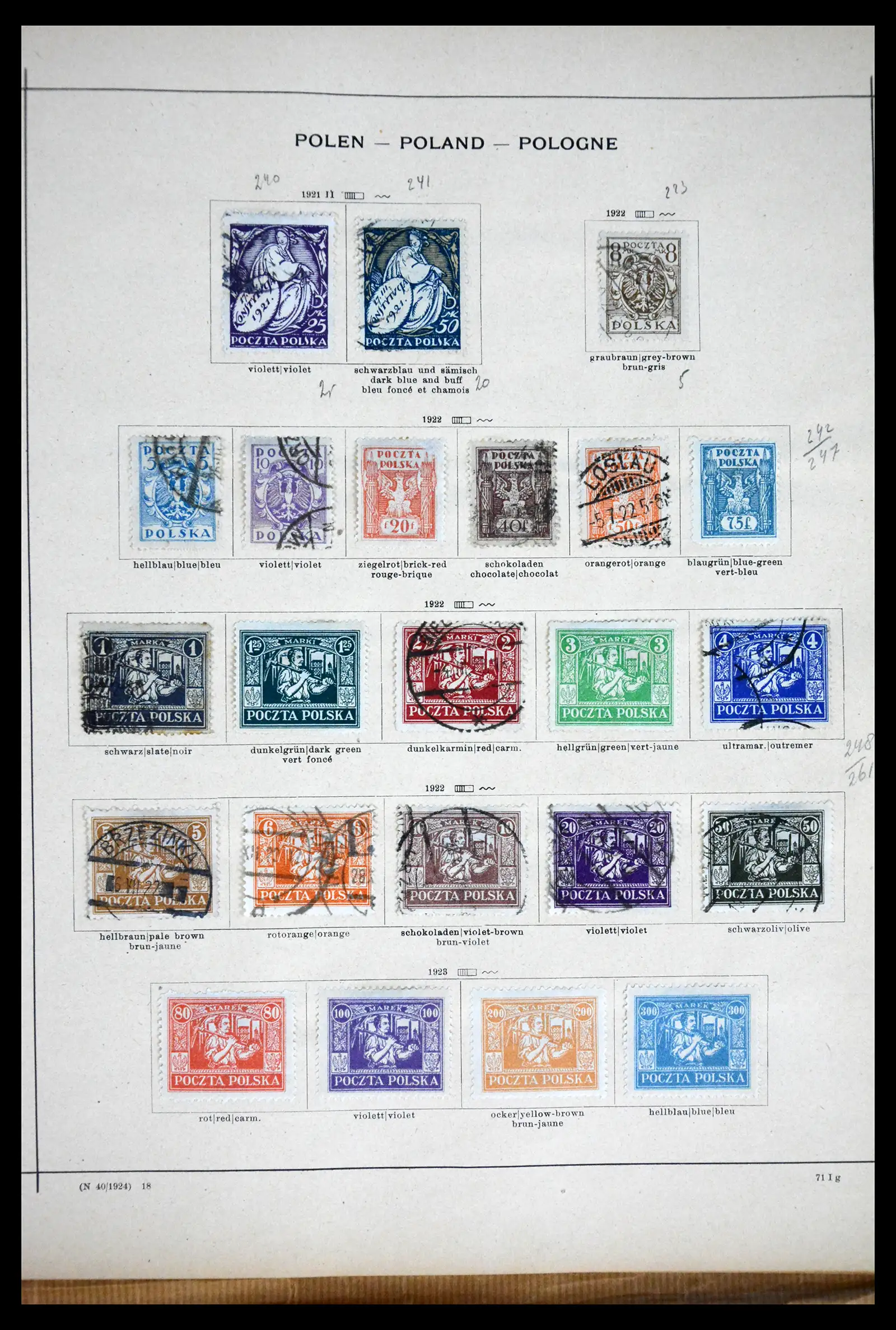 41814 0031 - Postzegelverzameling 41814 Oost-Europa 1867-1934.