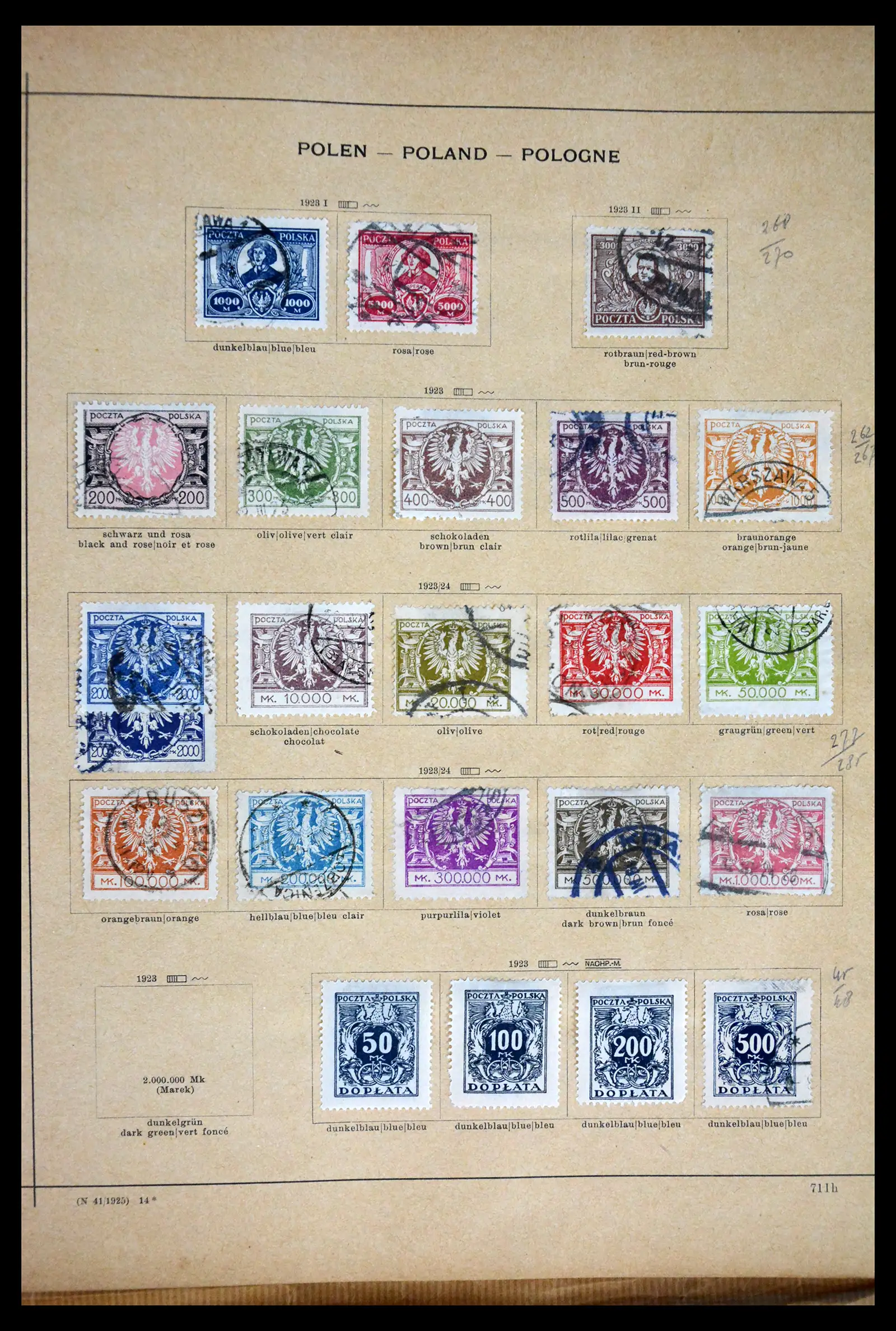 41814 0032 - Postzegelverzameling 41814 Oost-Europa 1867-1934.