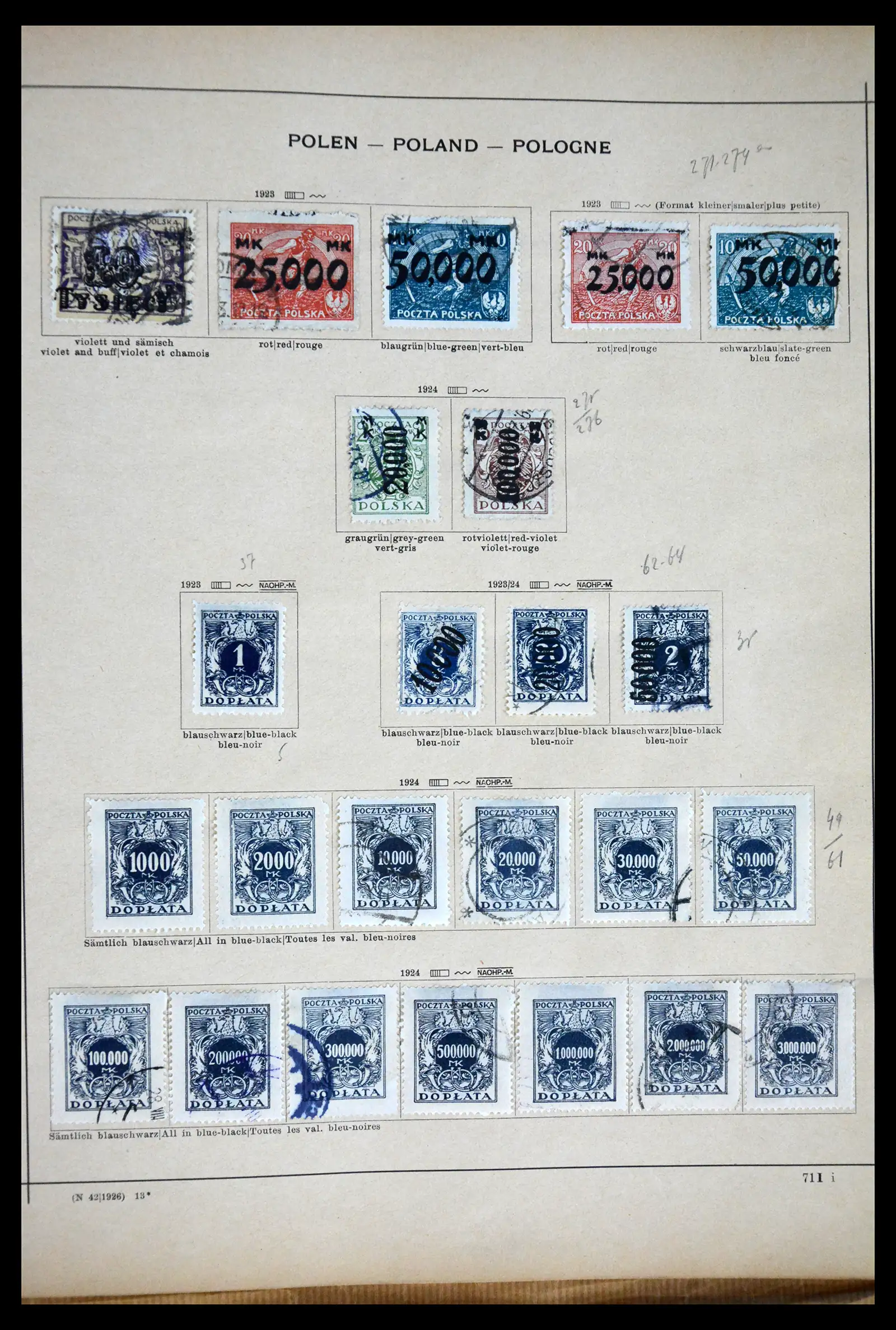 41814 0033 - Postzegelverzameling 41814 Oost-Europa 1867-1934.