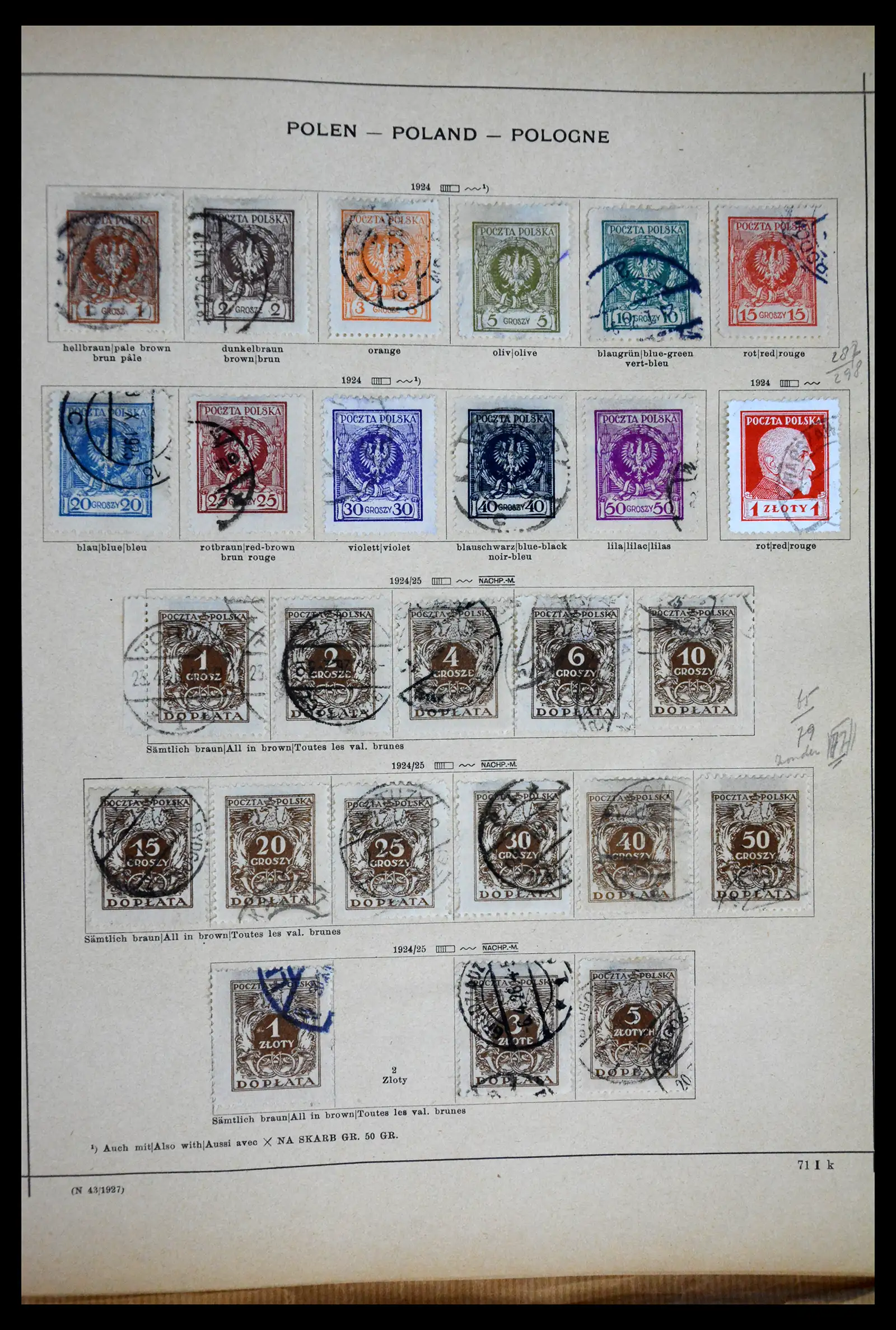 41814 0034 - Postzegelverzameling 41814 Oost-Europa 1867-1934.