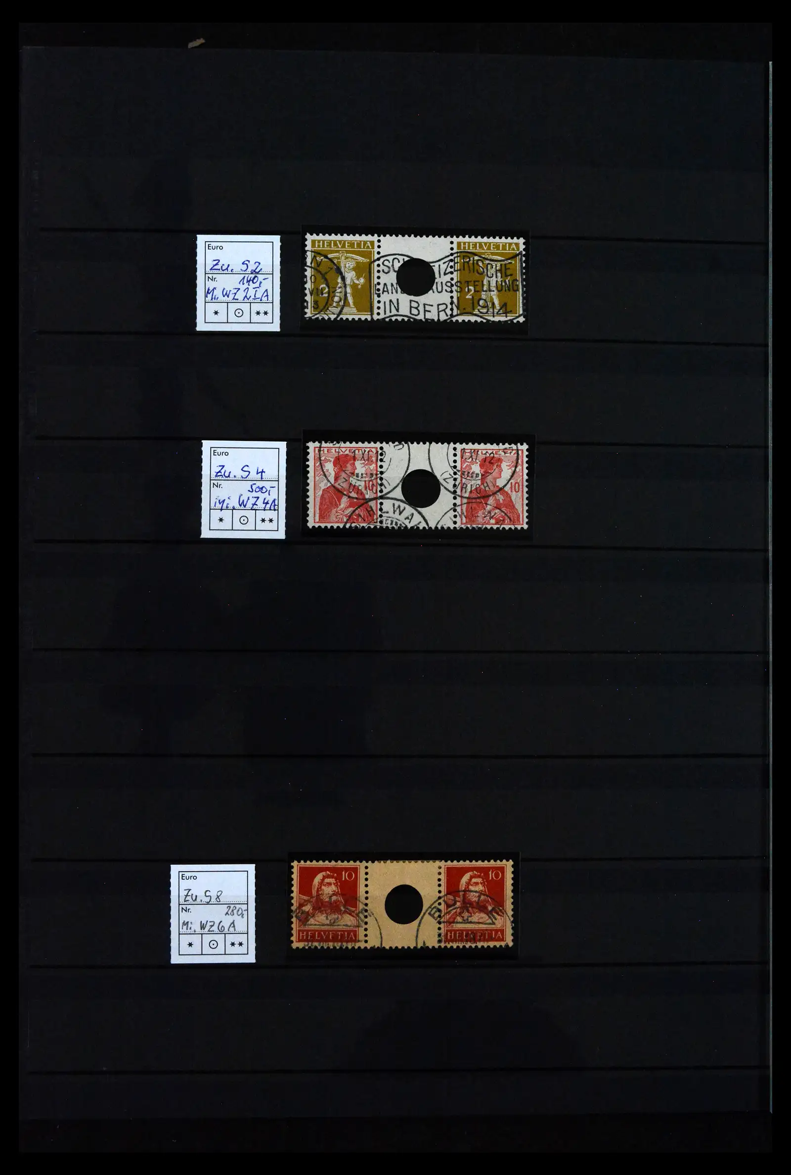 41815 0023 - Postzegelverzameling 41815 Zwitserland combinaties 1909-1980.