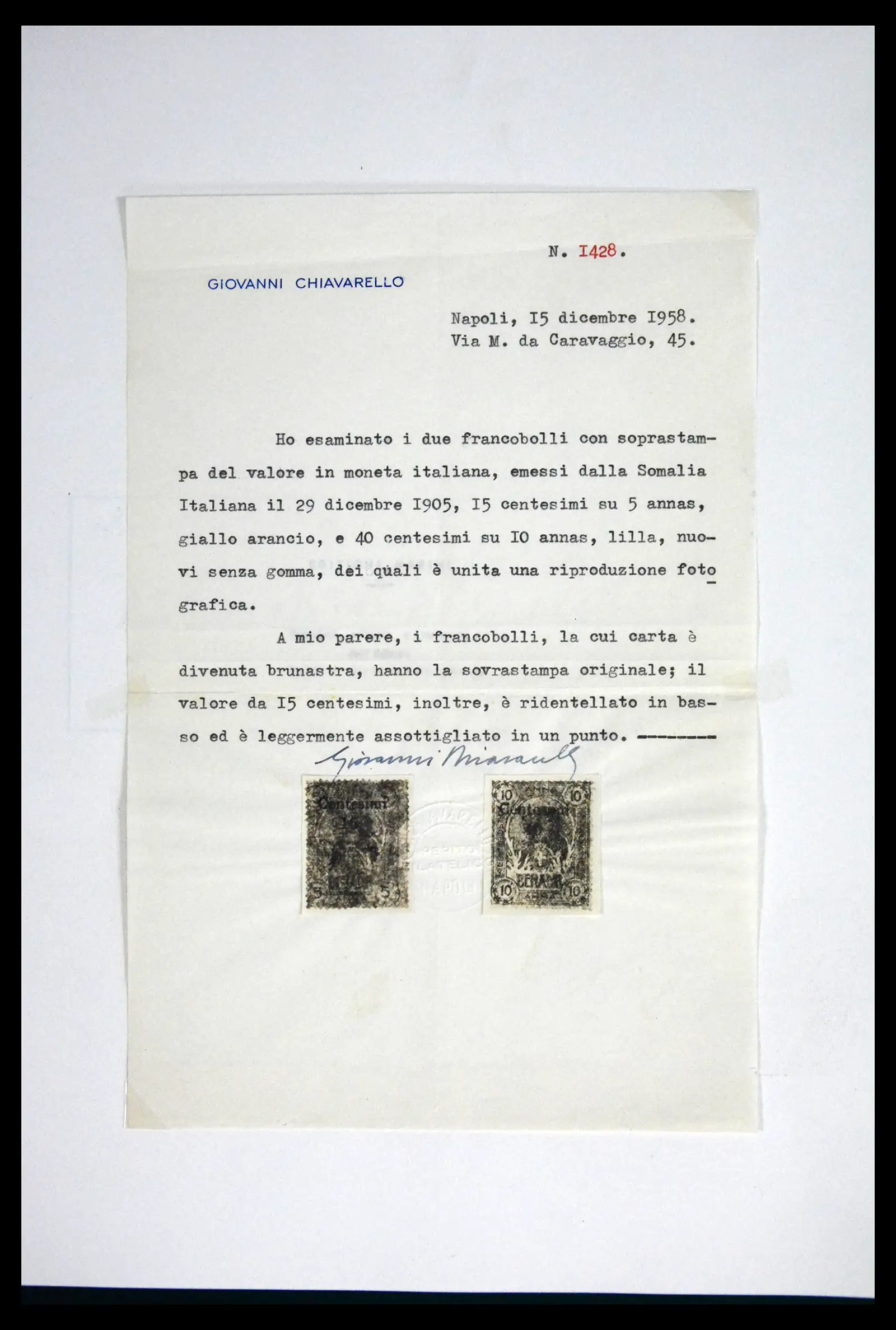 41820 0002 - Stamp collection 41820 Italian Somaliland 