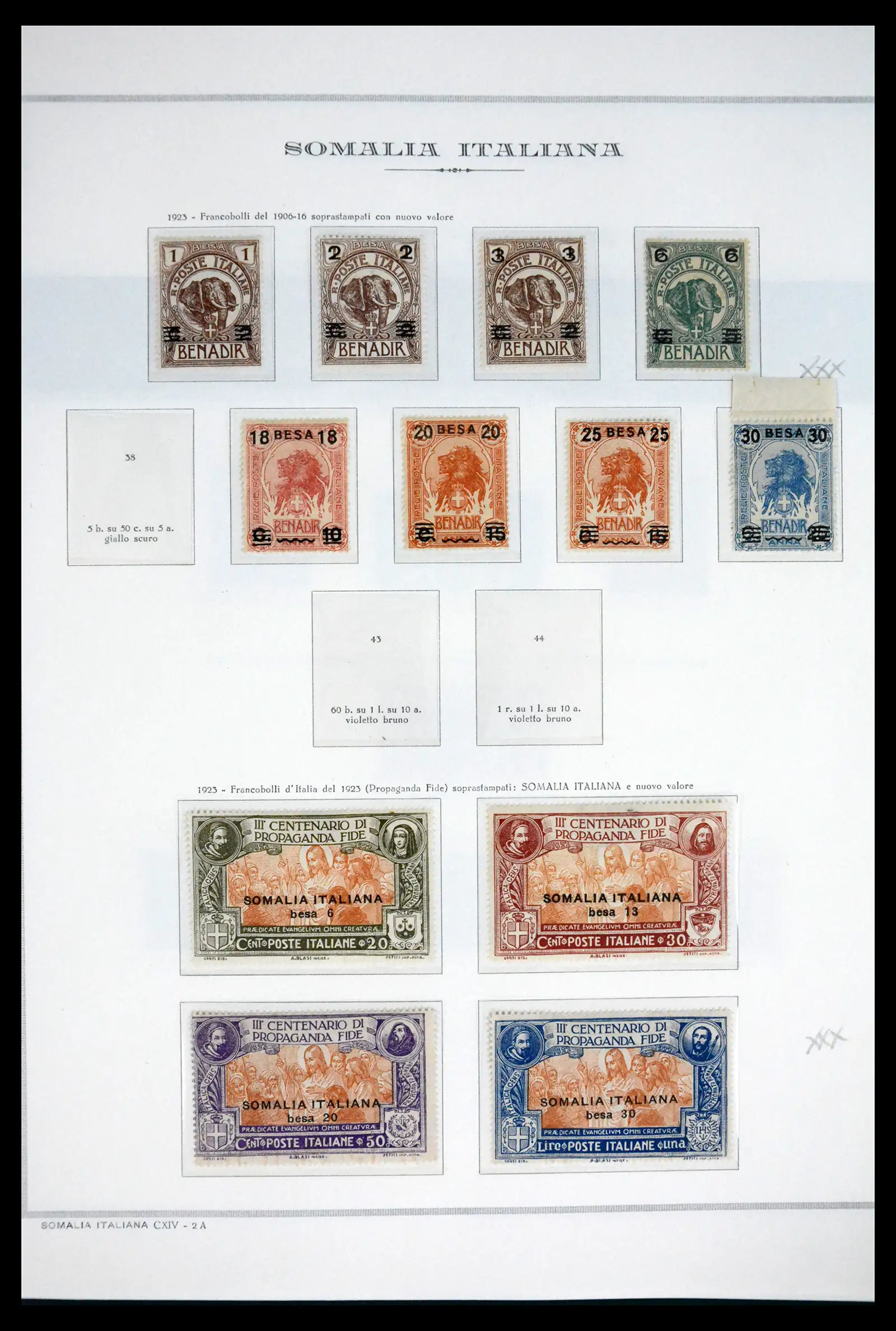 41820 0005 - Stamp collection 41820 Italian Somaliland 