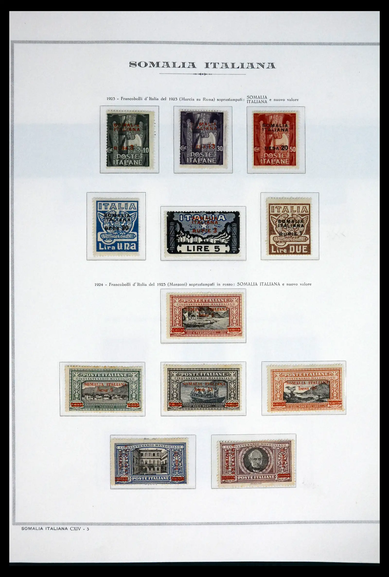 41820 0006 - Stamp collection 41820 Italian Somaliland 