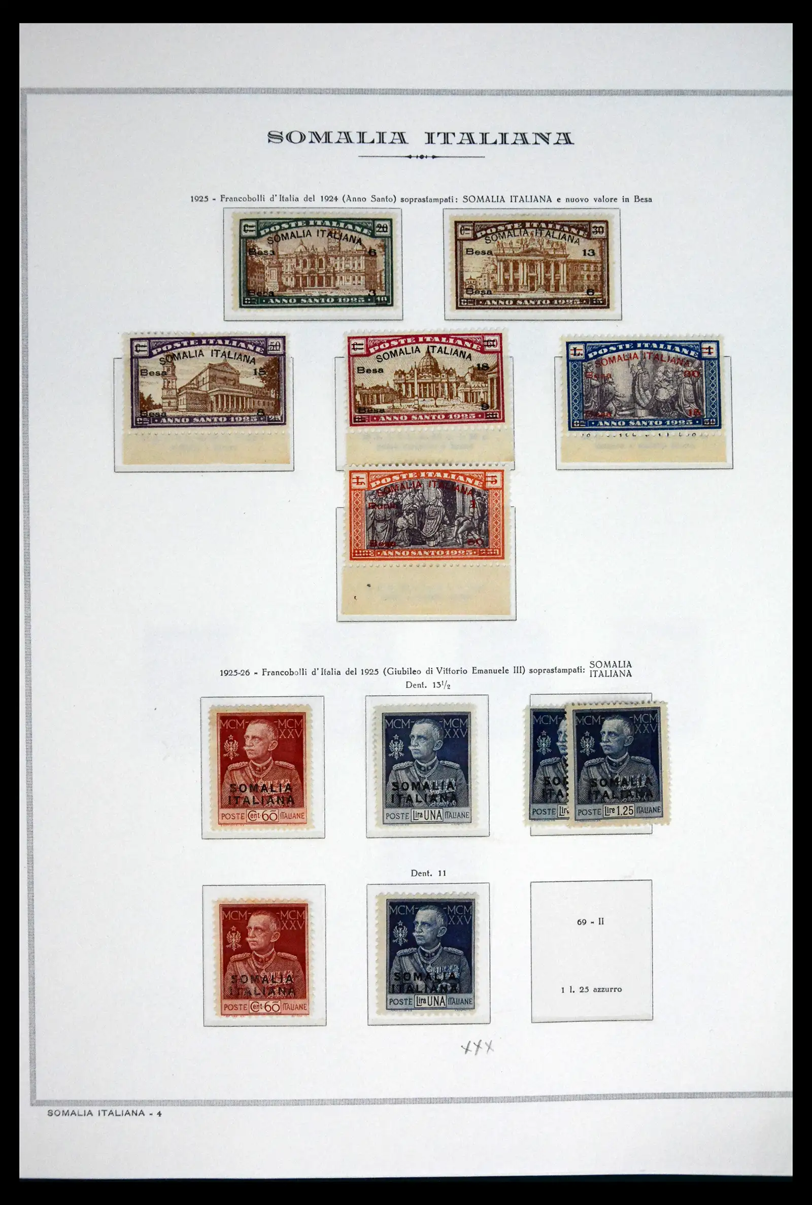 41820 0008 - Stamp collection 41820 Italian Somaliland 