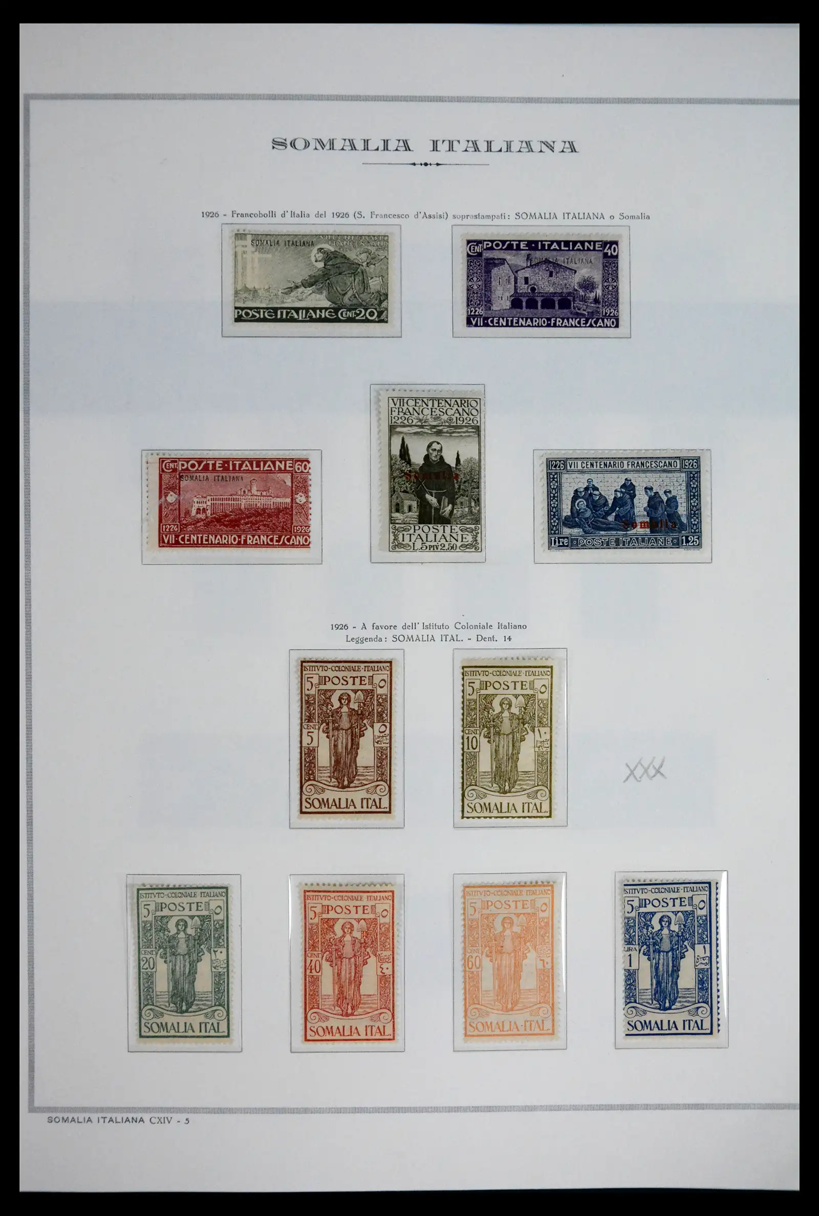41820 0010 - Stamp collection 41820 Italian Somaliland 