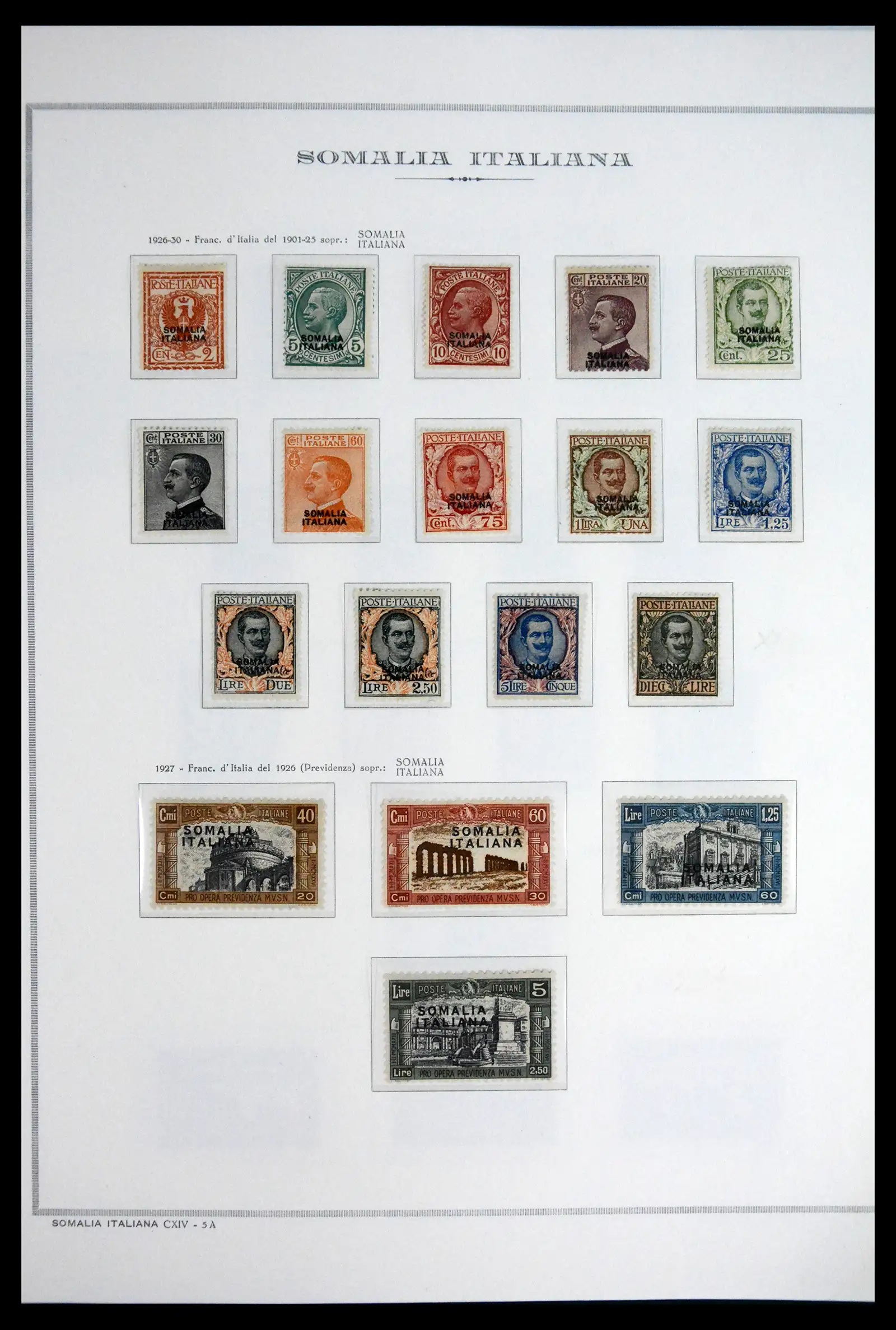 41820 0011 - Stamp collection 41820 Italian Somaliland 