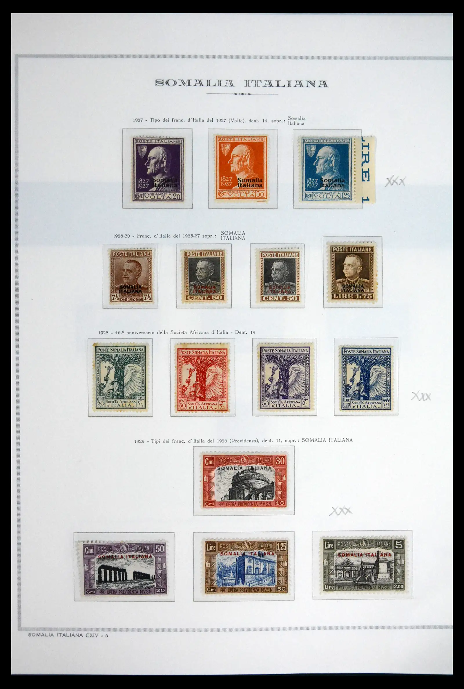 41820 0012 - Stamp collection 41820 Italian Somaliland 
