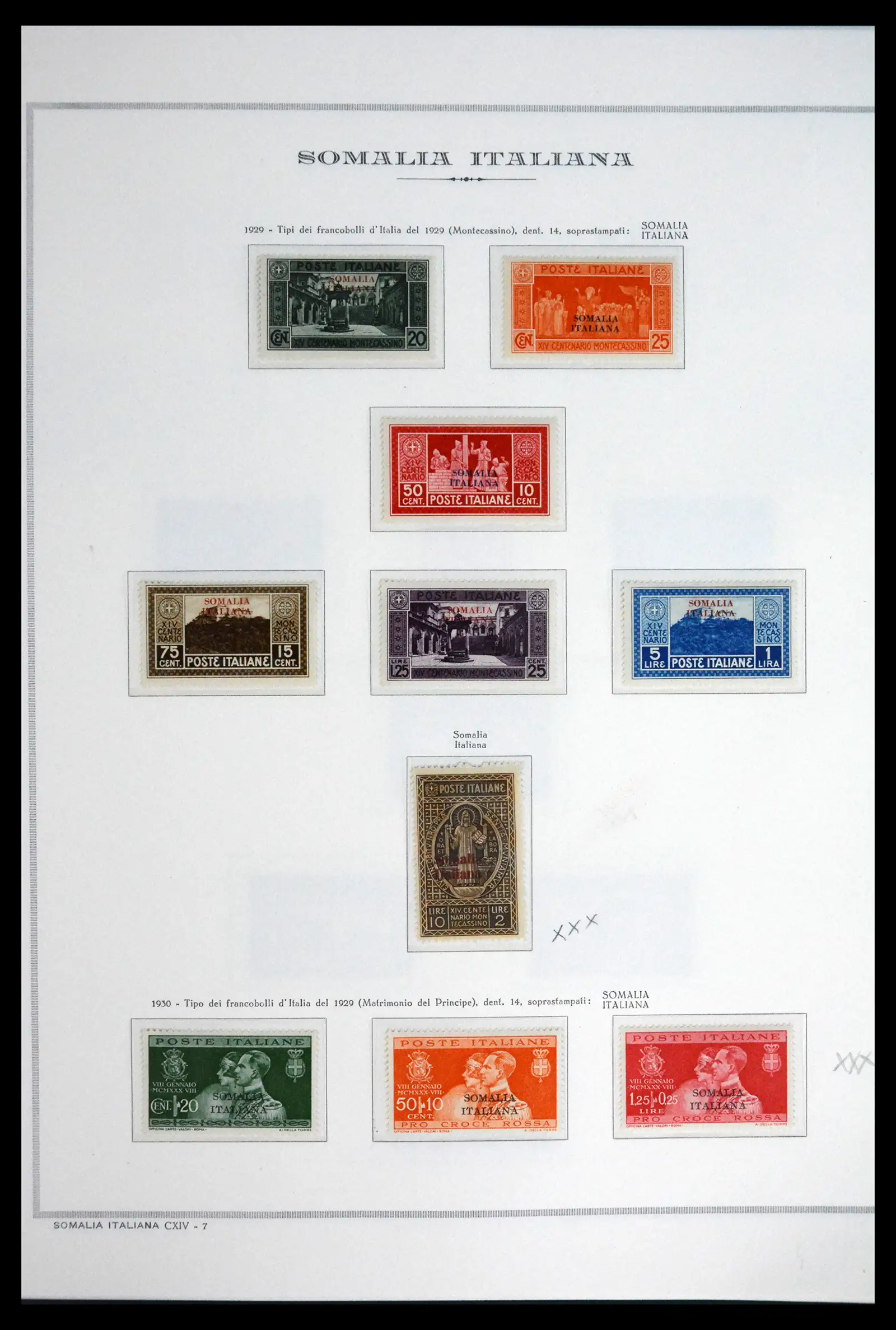 41820 0013 - Stamp collection 41820 Italian Somaliland 