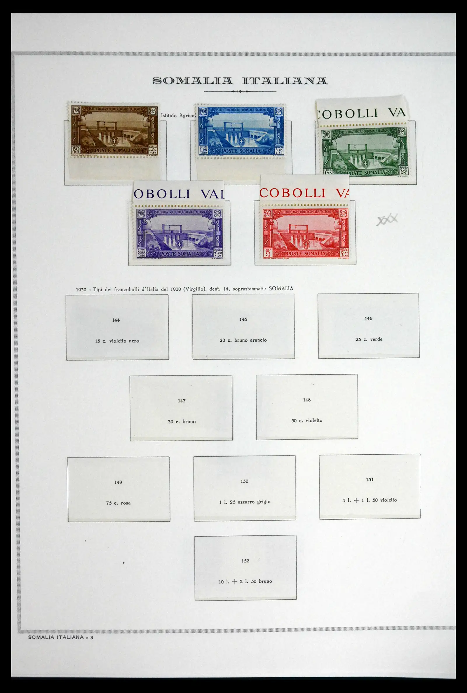 41820 0015 - Stamp collection 41820 Italian Somaliland 