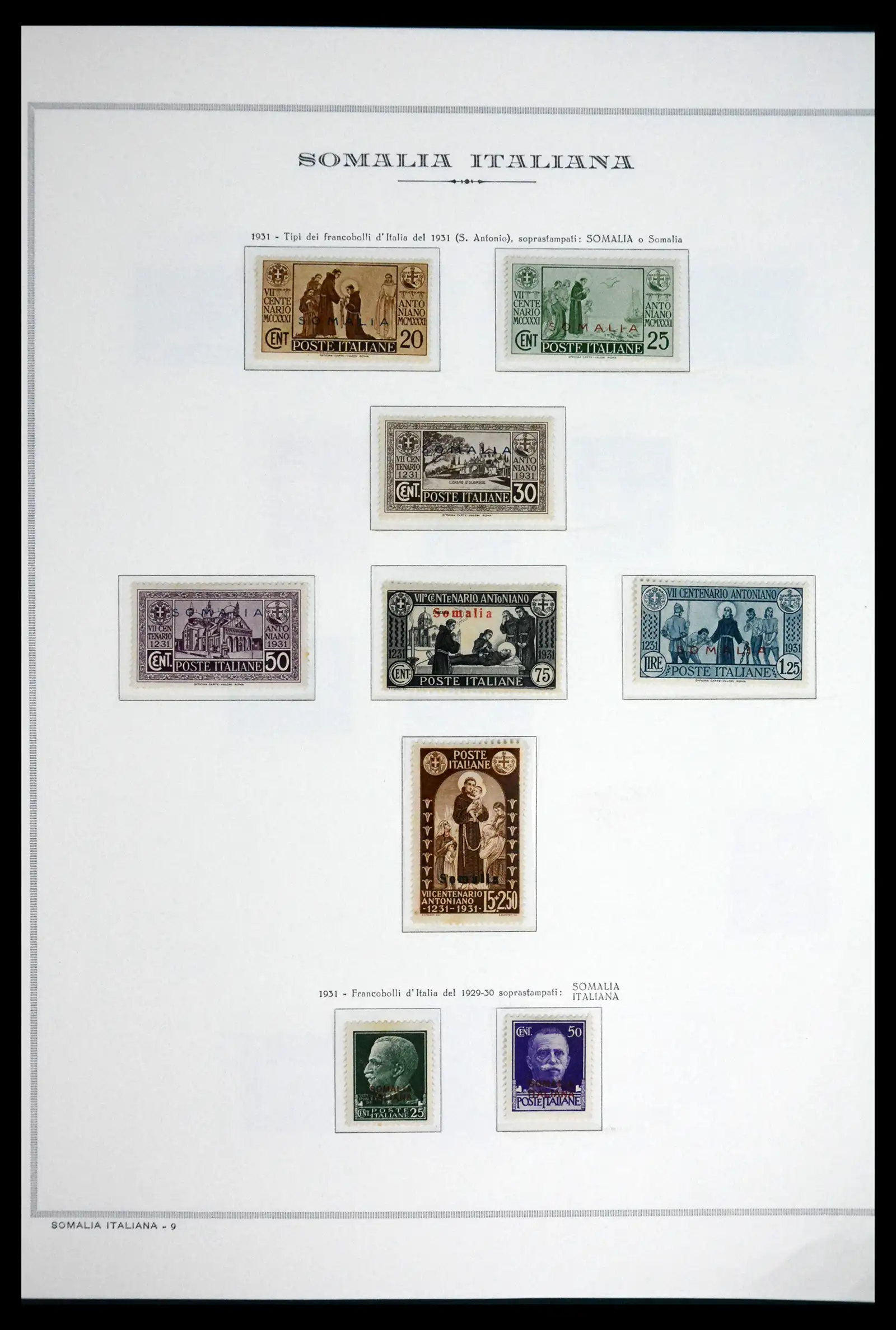 41820 0016 - Stamp collection 41820 Italian Somaliland 