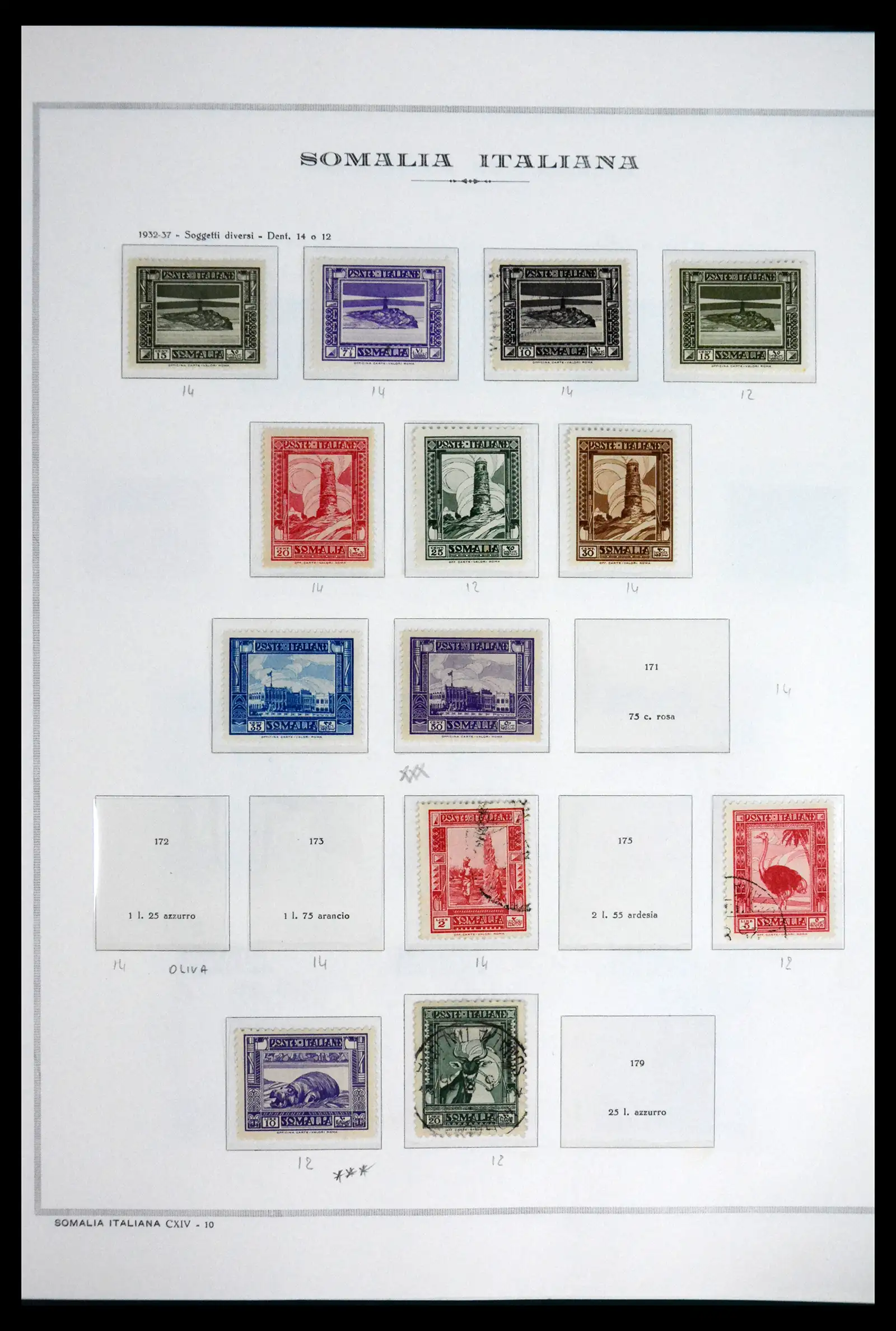 41820 0017 - Stamp collection 41820 Italian Somaliland 