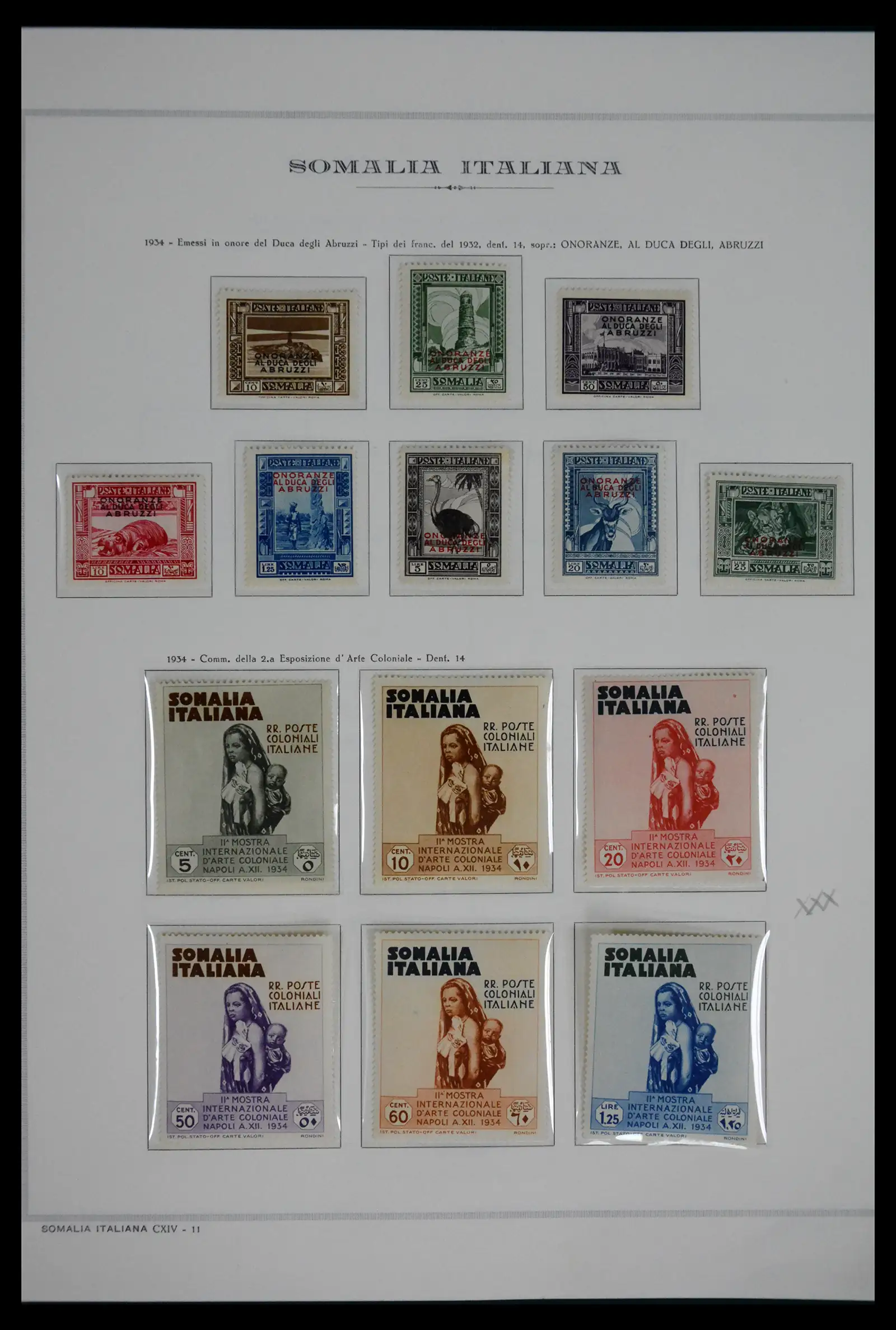 41820 0018 - Stamp collection 41820 Italian Somaliland 