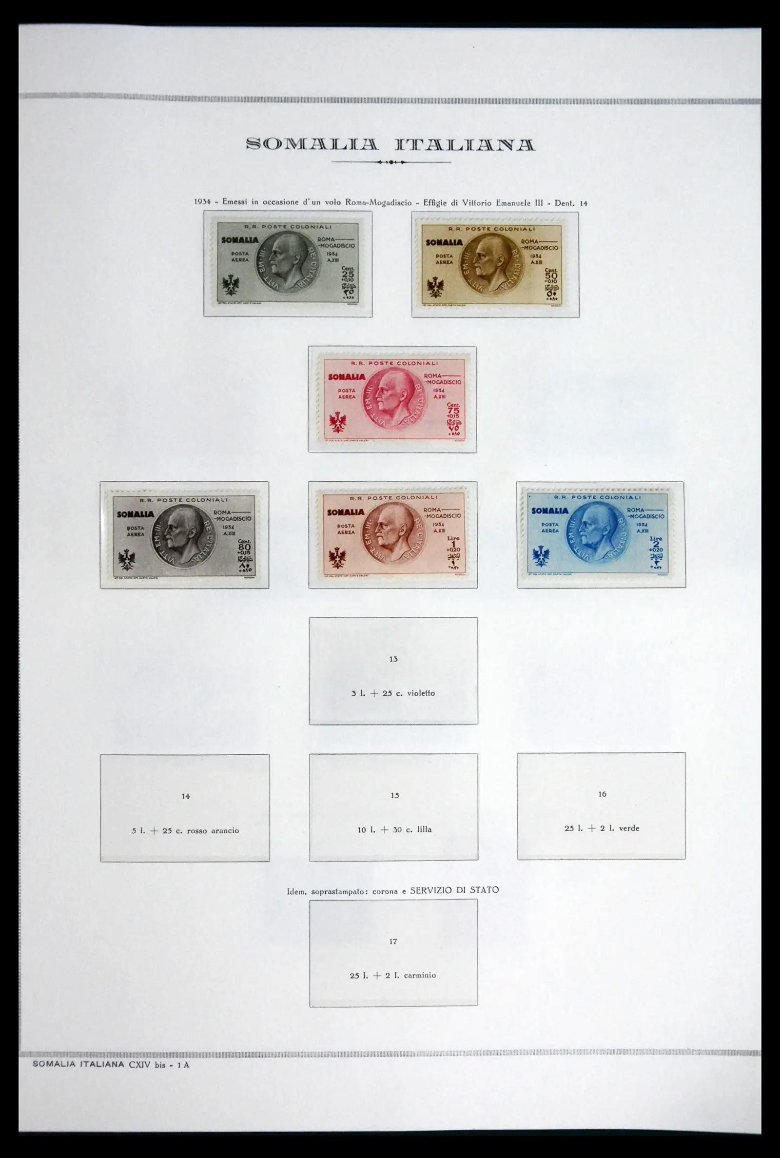 41820 0020 - Stamp collection 41820 Italian Somaliland 