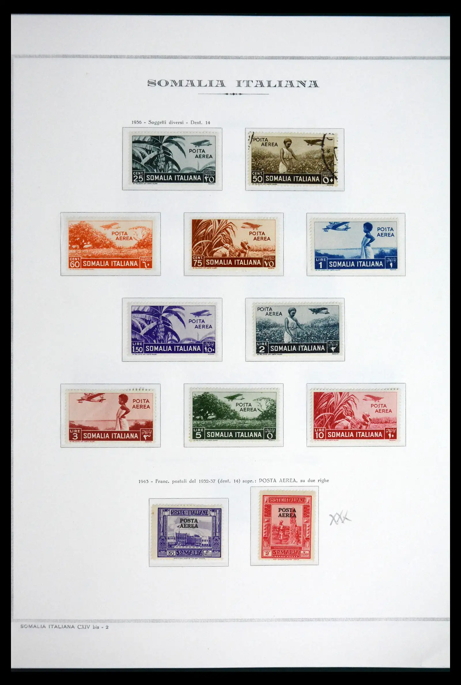 41820 0021 - Stamp collection 41820 Italian Somaliland 