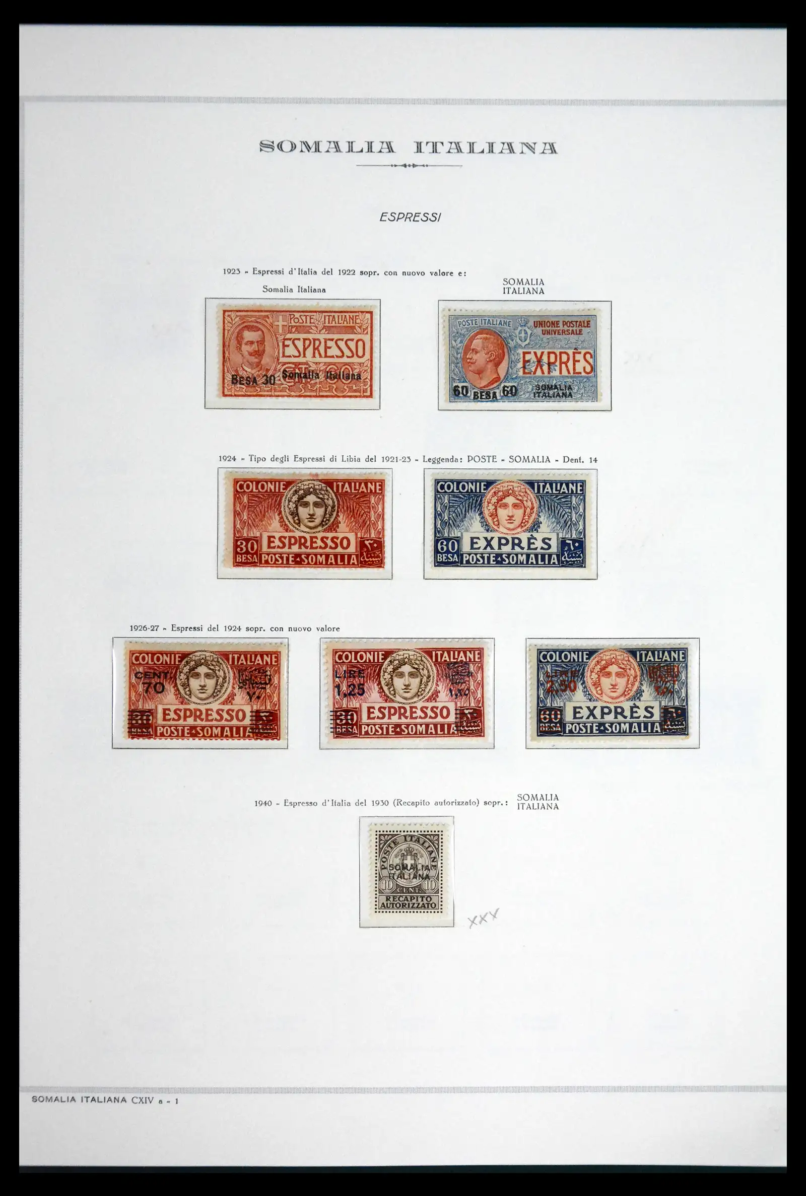 41820 0022 - Stamp collection 41820 Italian Somaliland 