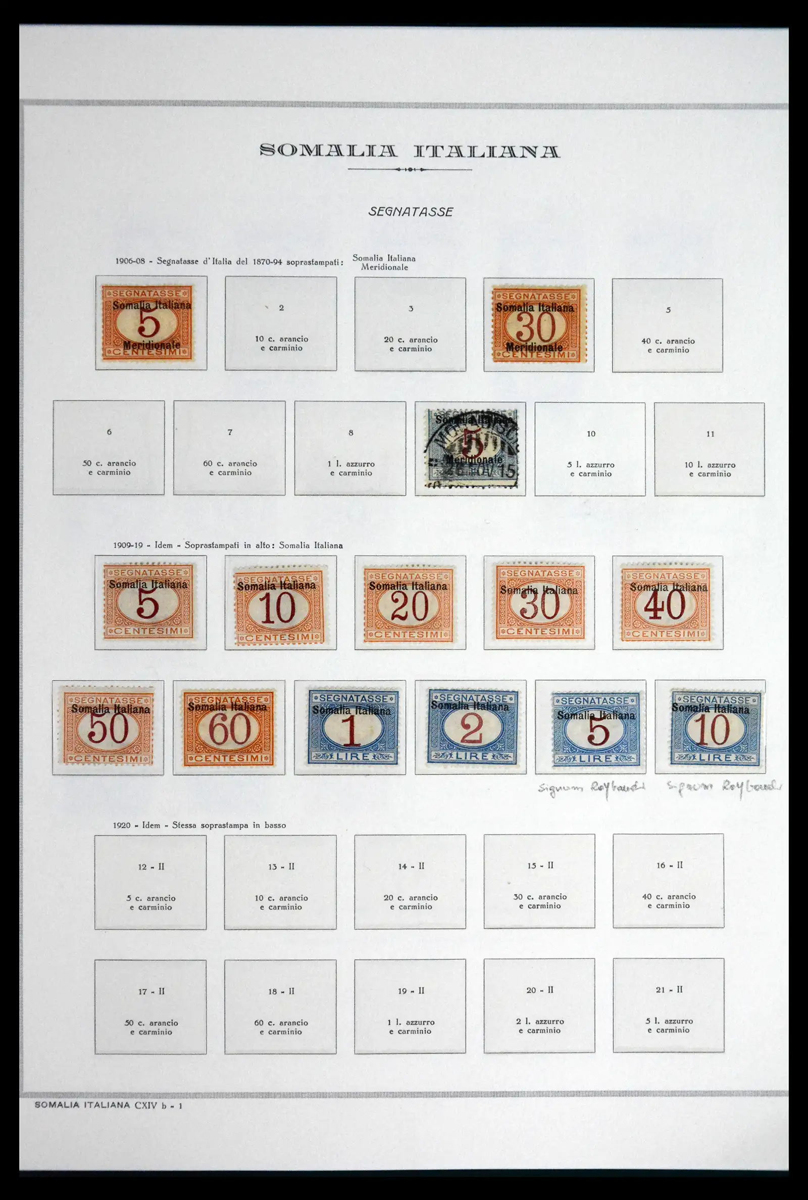41820 0023 - Stamp collection 41820 Italian Somaliland 