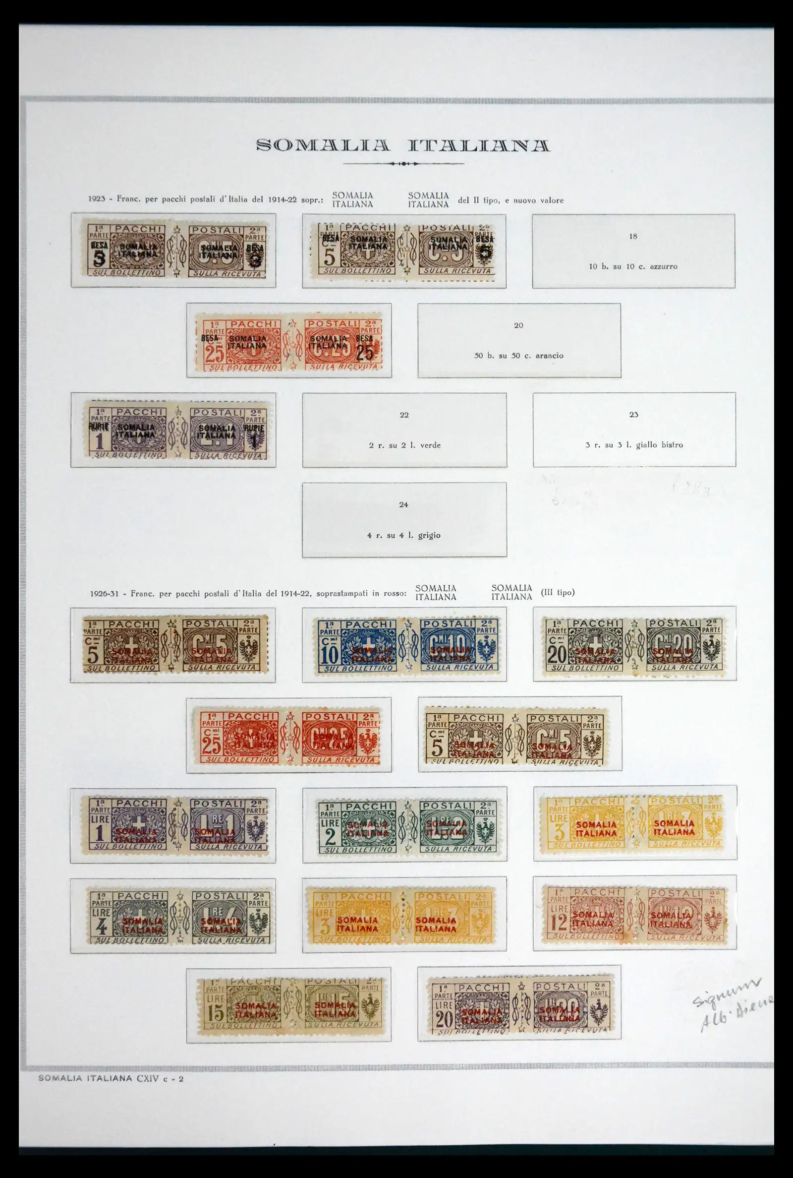 41820 0026 - Stamp collection 41820 Italian Somaliland 