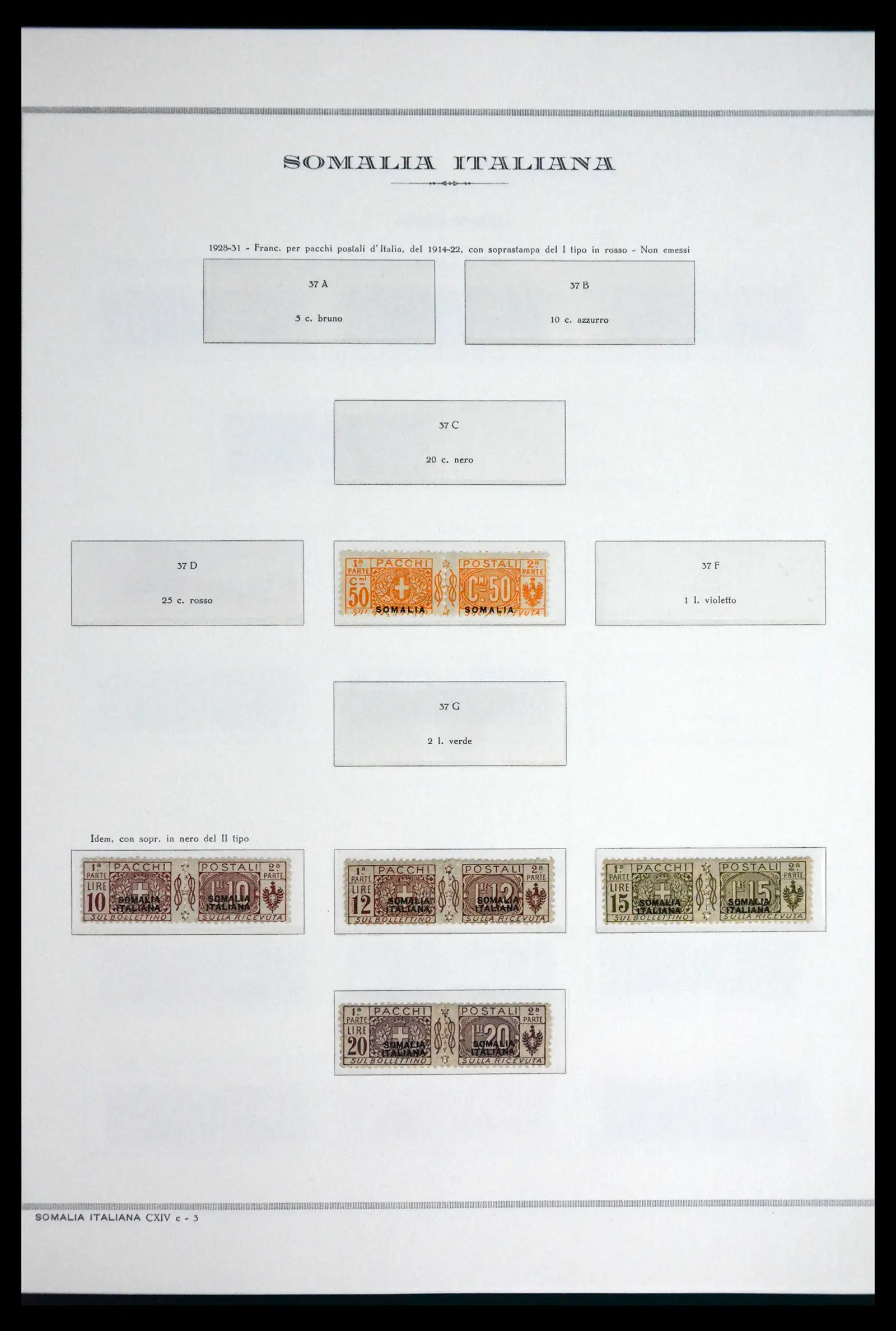 41820 0027 - Stamp collection 41820 Italian Somaliland 