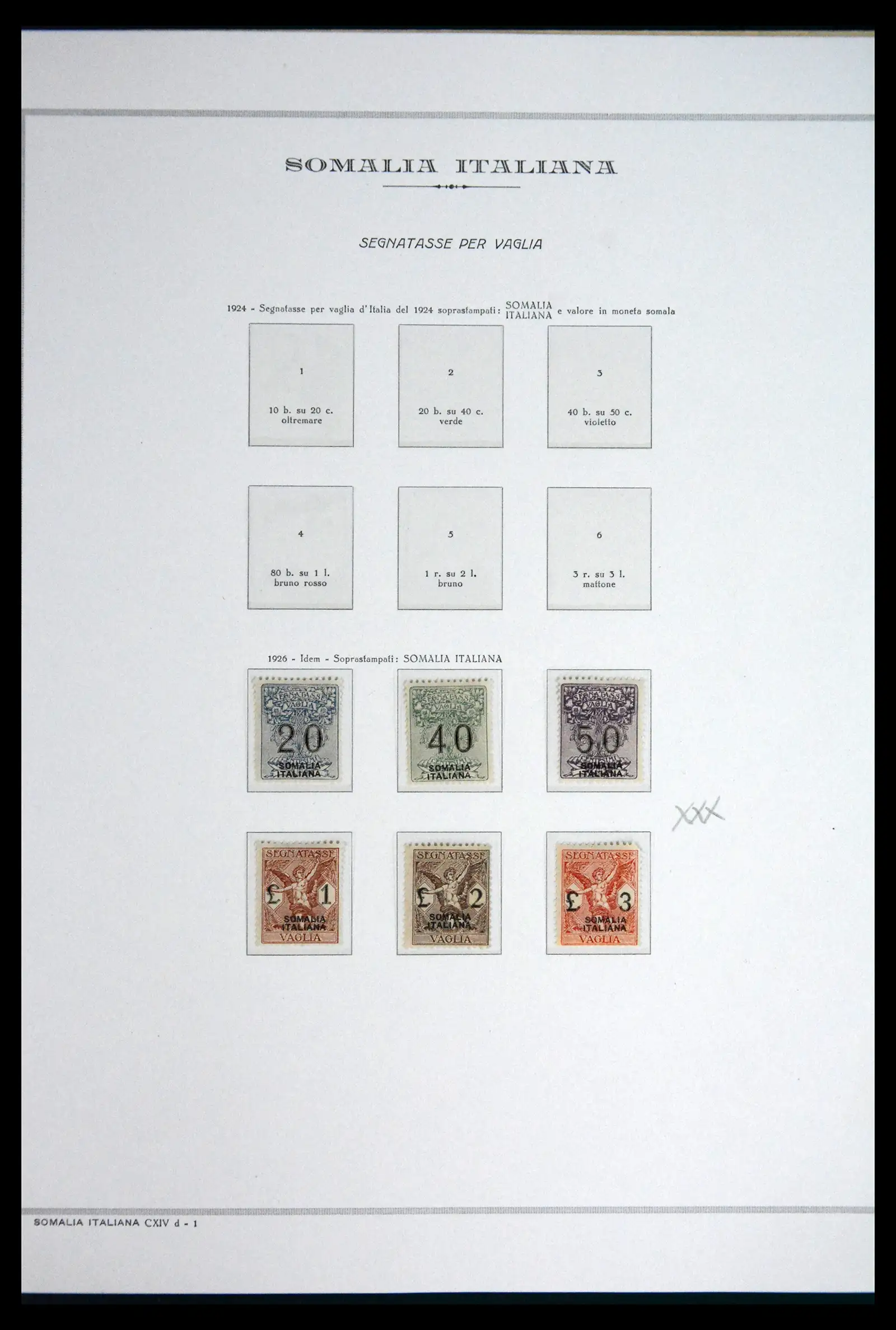 41820 0029 - Stamp collection 41820 Italian Somaliland 