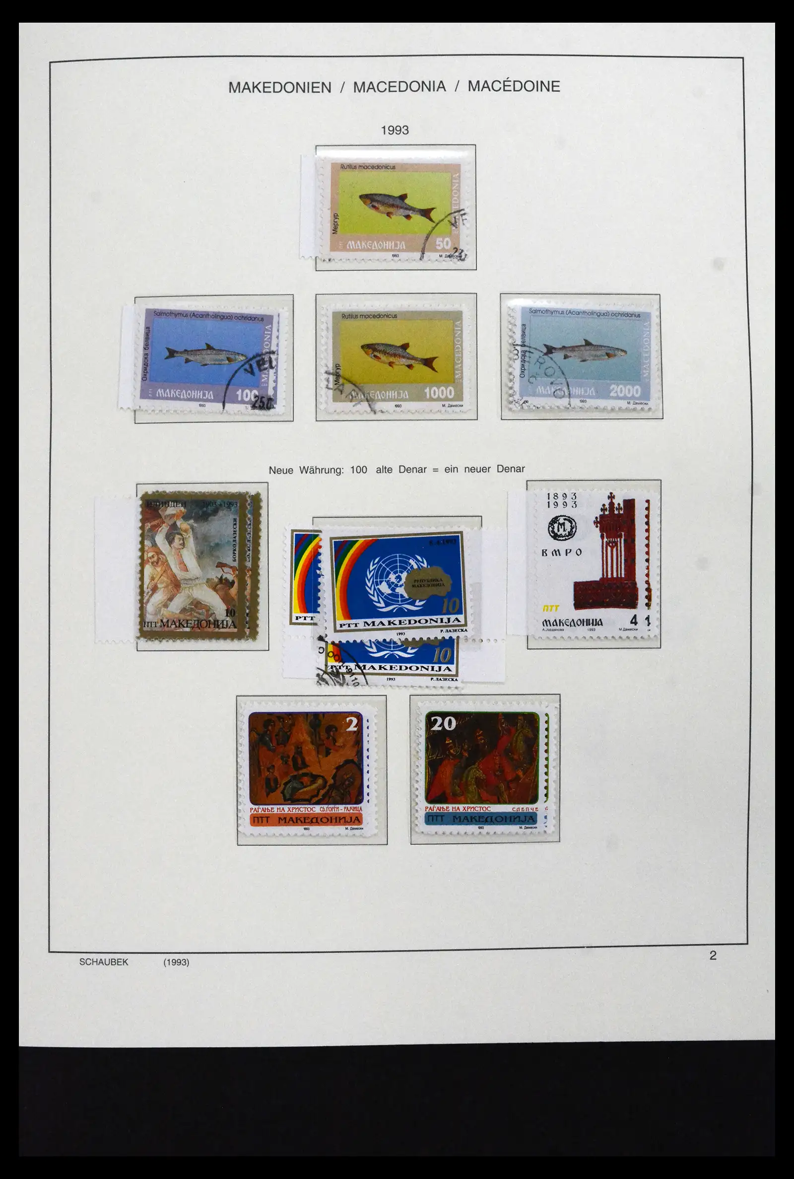 41824 0003 - Stamp collection 41824 Macedonia 1992-2005.